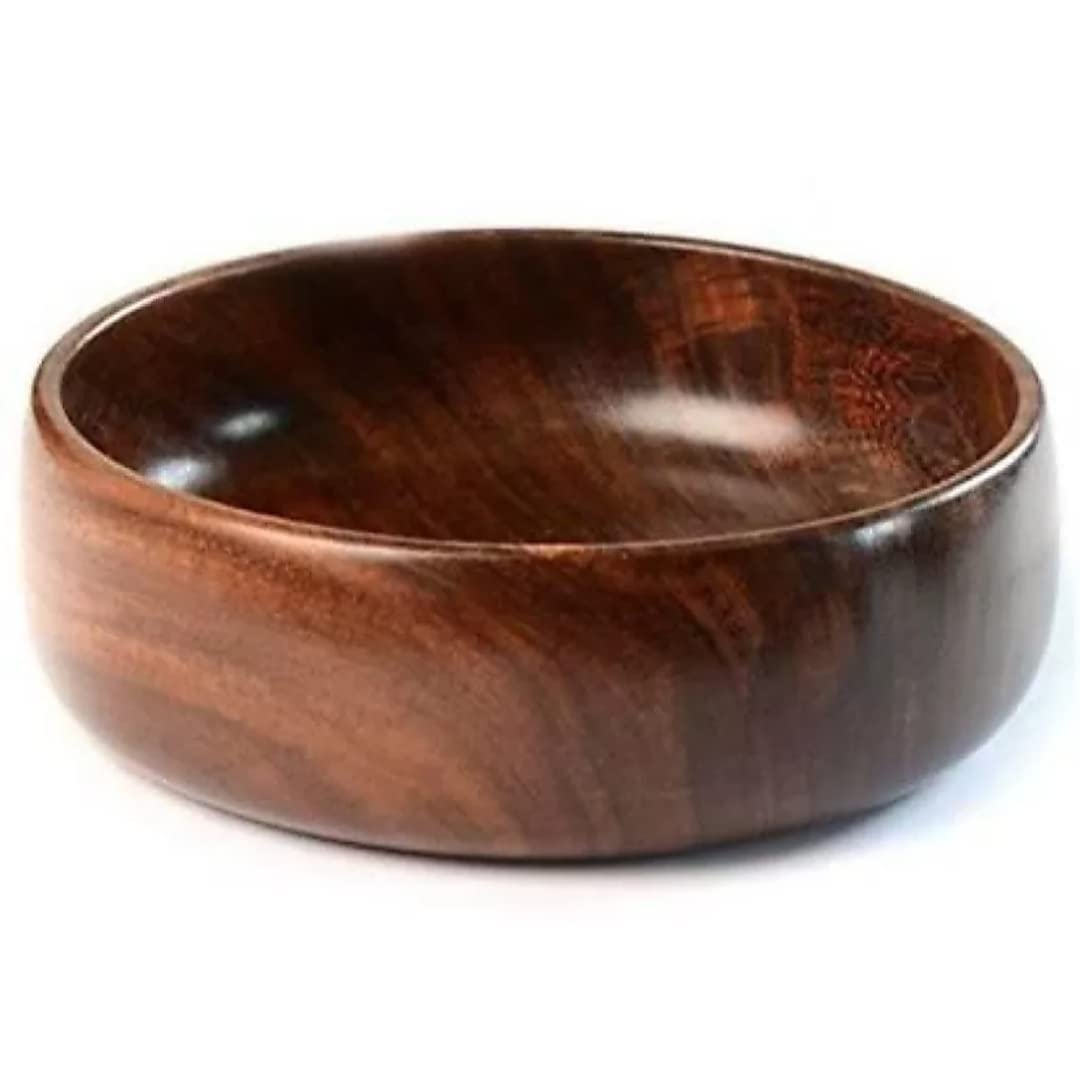 Craftscollectionstore Bowl For Snacks Mixing Bowls For Kitchen | Salad Wooden Bowl Desert Bowl For Serving Mixing Bowl Sheesham 