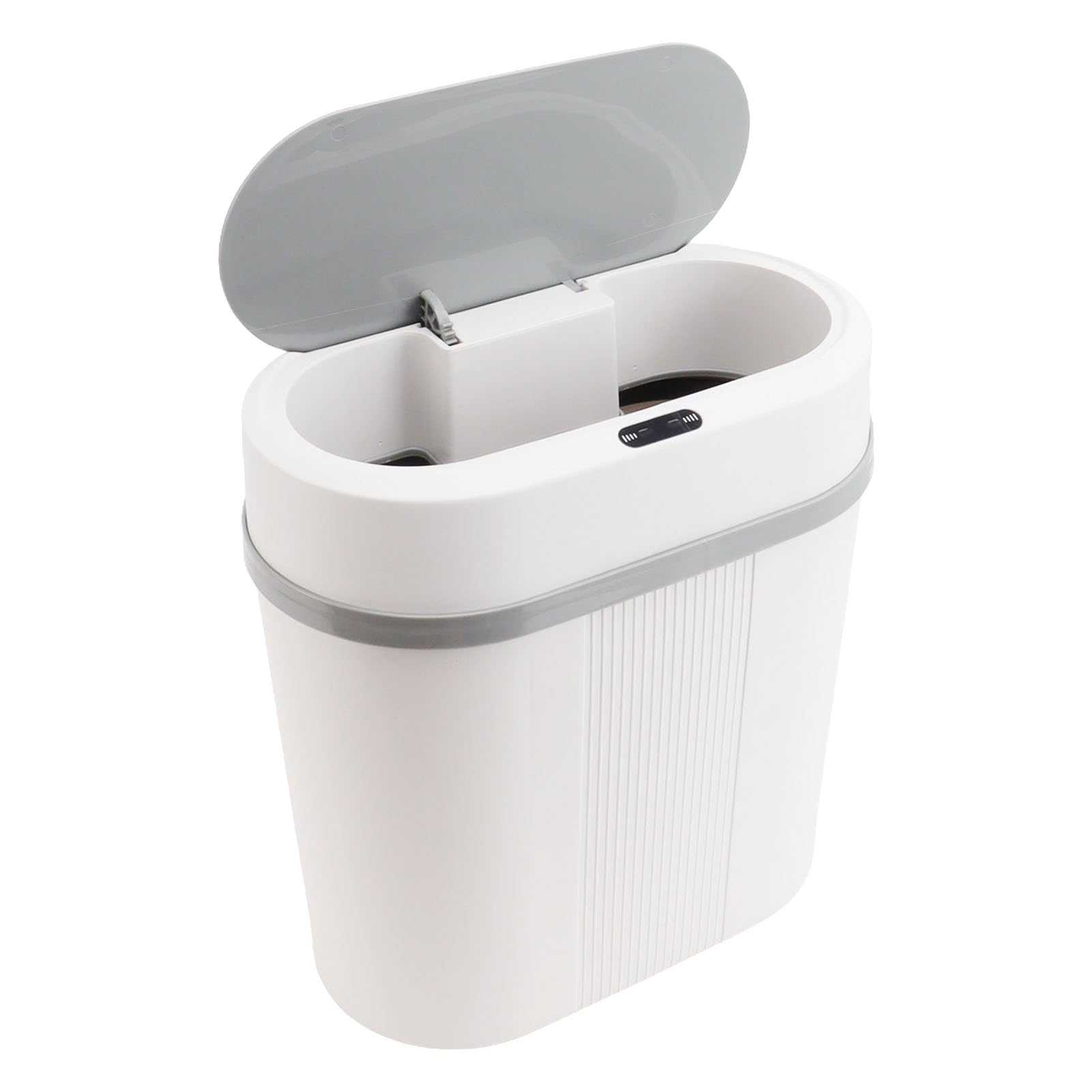 Dpofirs Automatic Trash Can, 12L Slim Smart Trash Can, Touchless Garbage Can With Lid, Battery Powered Motion Sensor Trash Can F