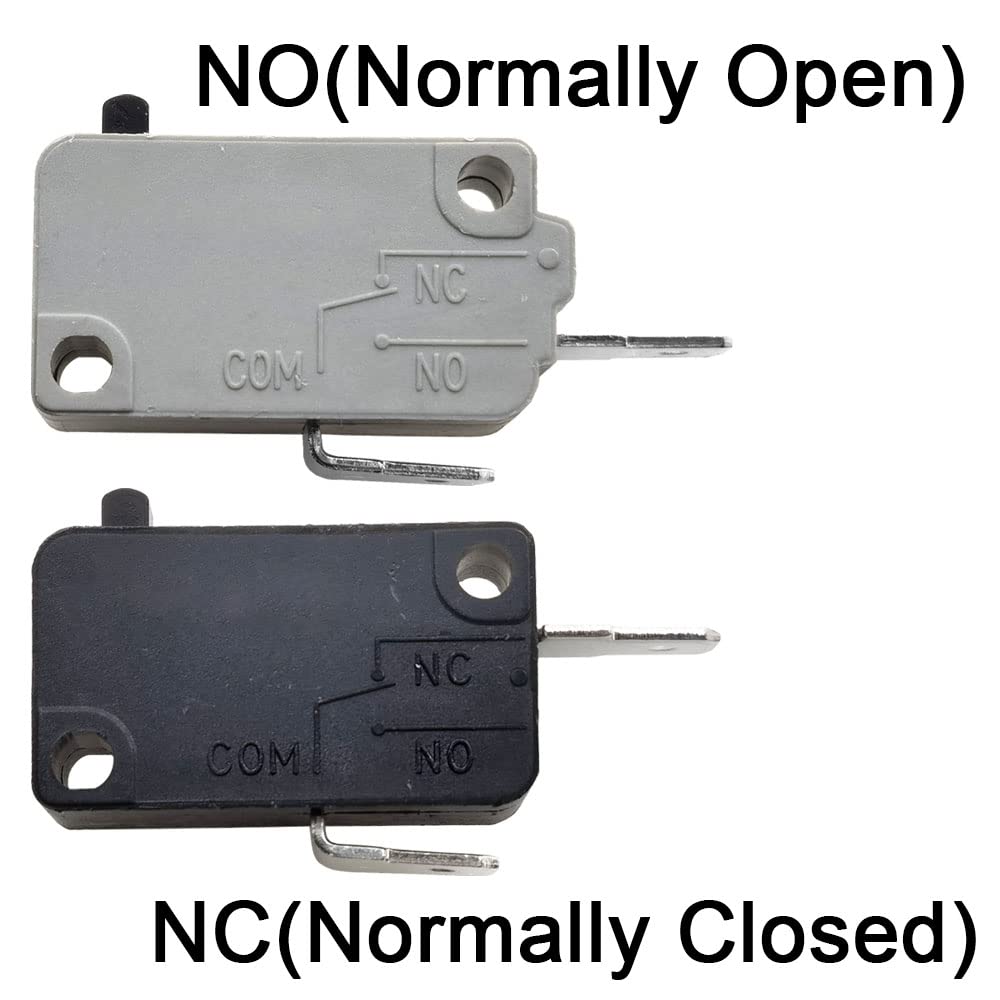Yoiilnz Kw3A Microwave Oven Door Interlock Switch 16A 125Vac/250Vac Microwave Oven Replacement Part Door Switch(2 Normally Open)