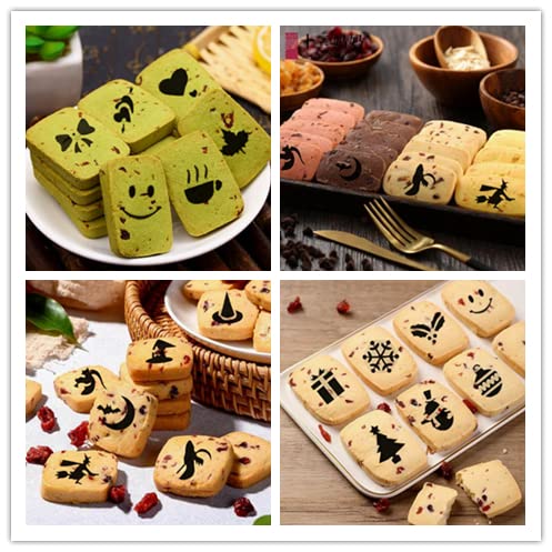 38 Coffee Decorating Stencils, Magnoloran Coffee Art Stencils Barista Template For All Kinds Of Mousse, Cup Cake, Birthday Cake,