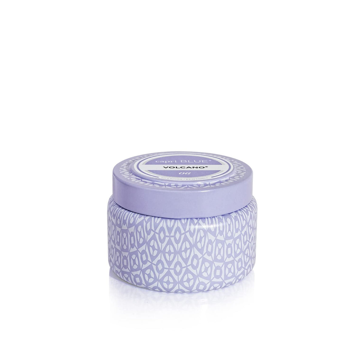 Capri Blue Volcano Printed Travel Tin Jar Candle - Luxury Candle with a Long Lasting Soy Wax Blend - Scented with Tropical & Fru