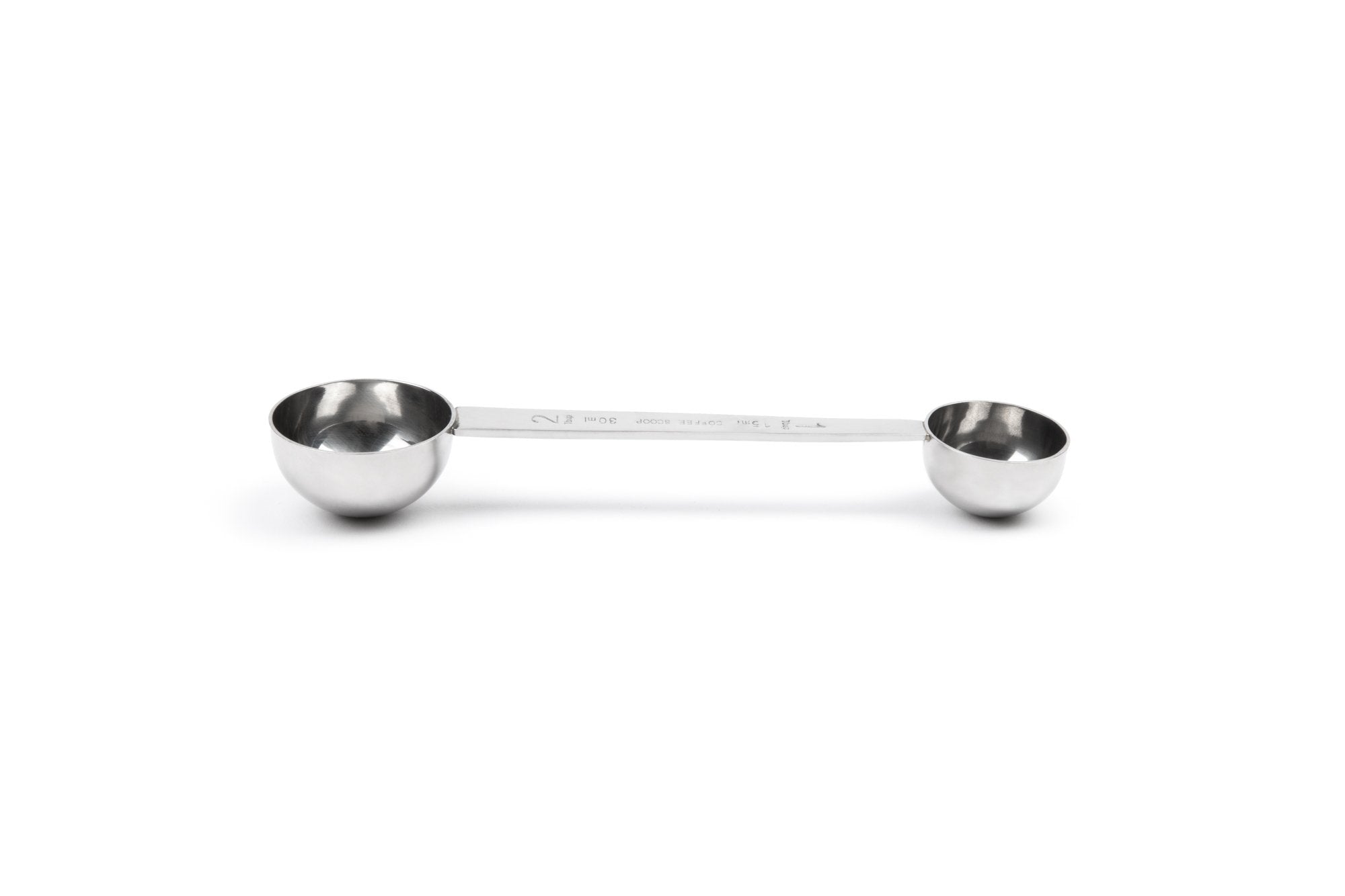 Fox Run Double Measure Scoop, Metallic, 7.75 x 1.75 x 1.25 inches, Model 5909