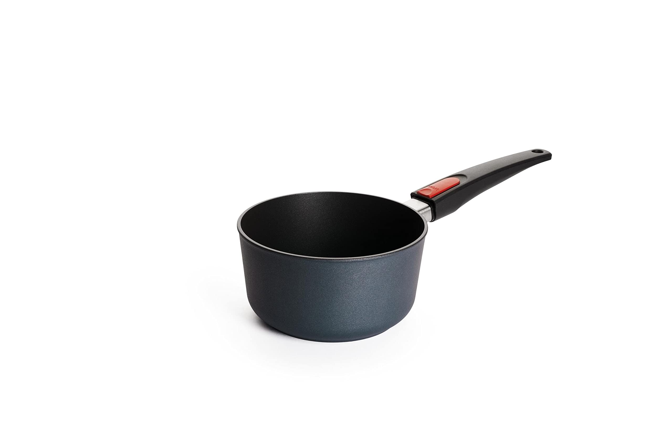 Woll Diamond 1918DPI Lite Cast Aluminium Induction Saucepan 18 CM diameter by 9.5 CM tall with removable L Handle