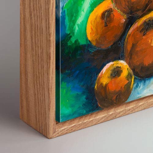 Canvas Floating Frame, Picture Wall Art Painting Frame For 16X20 Inch Finished Canvas Painting 1-1/4 Depth, Picture Art Wall D