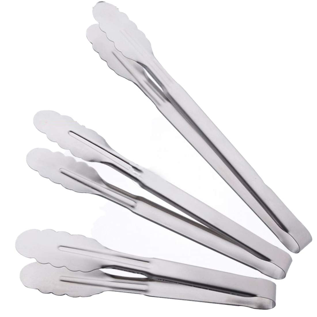 Florian Multi Proposal Tongs Quaity High Strength Stainless Steel, Bounds Spring, Smooth Edge For Food, Bbq, Bulgogi, Cooking, O
