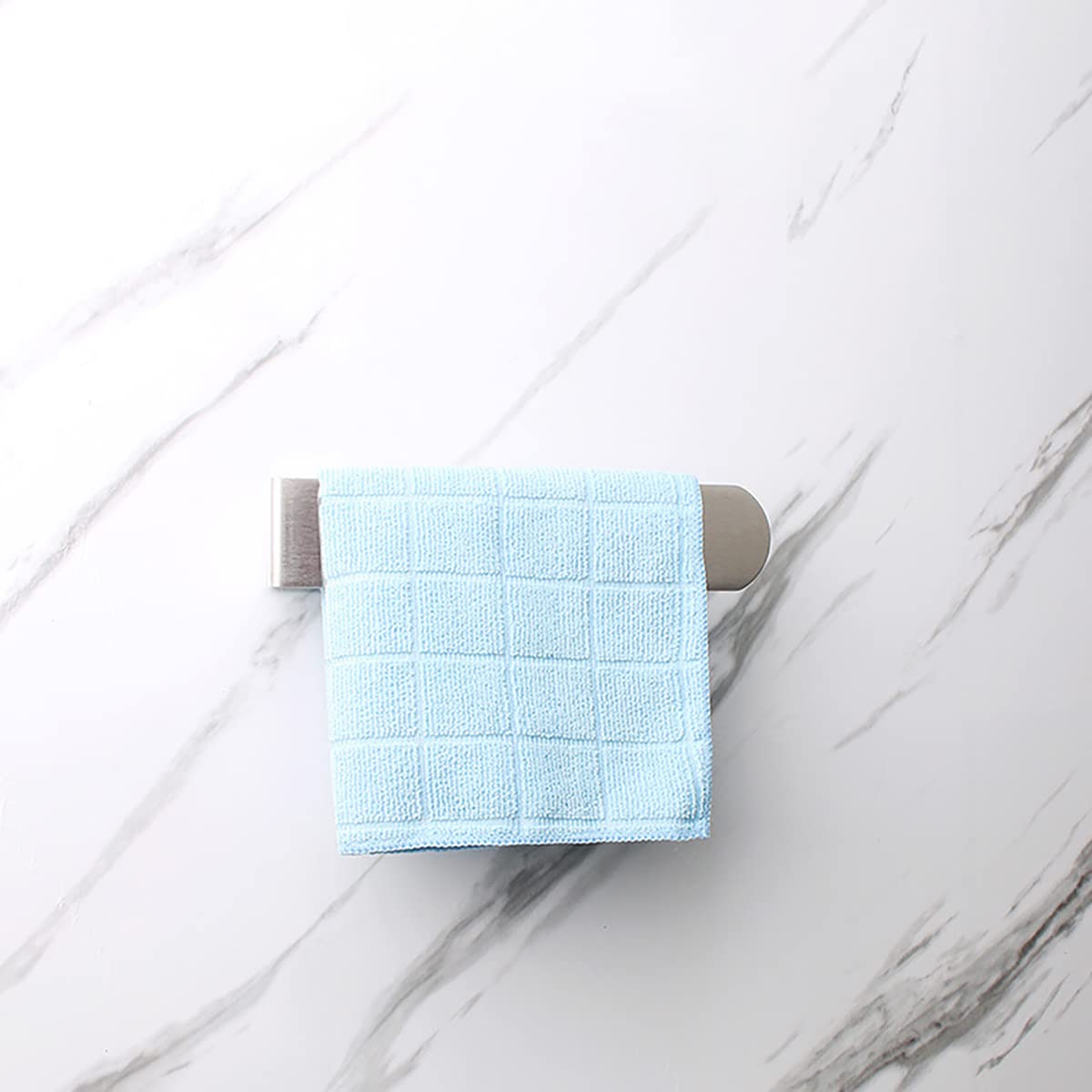Kitsedit Hand Towel Holder Bathroom, Hand Towel Bar/Towel Ring, 3M Self Adhesive No Drilling Stick On Wall Towel Holder Towel Ro
