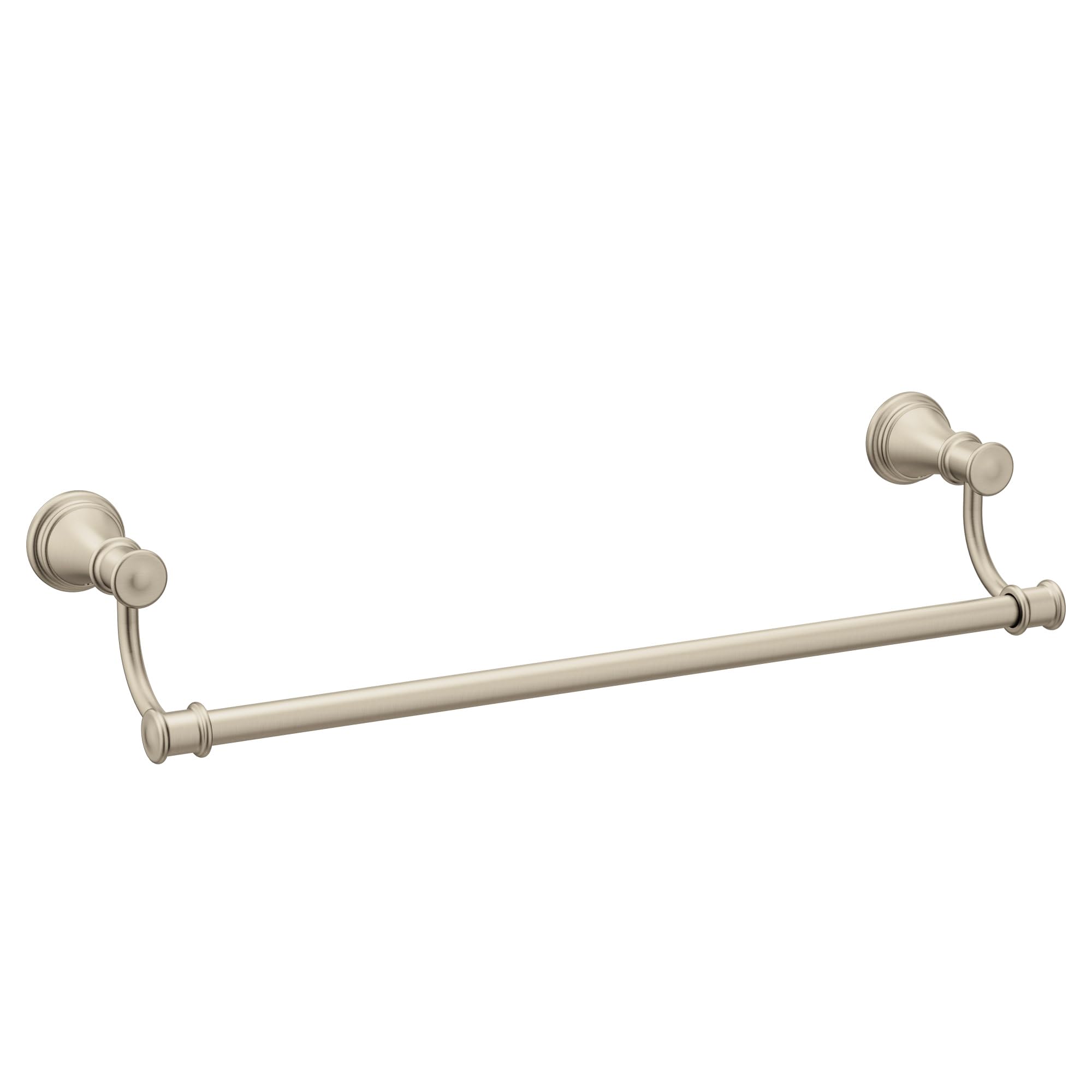 Moen Yb6424Bn Belfield 24-Inch Bathroom -Towel Bar, Brushed Nickel