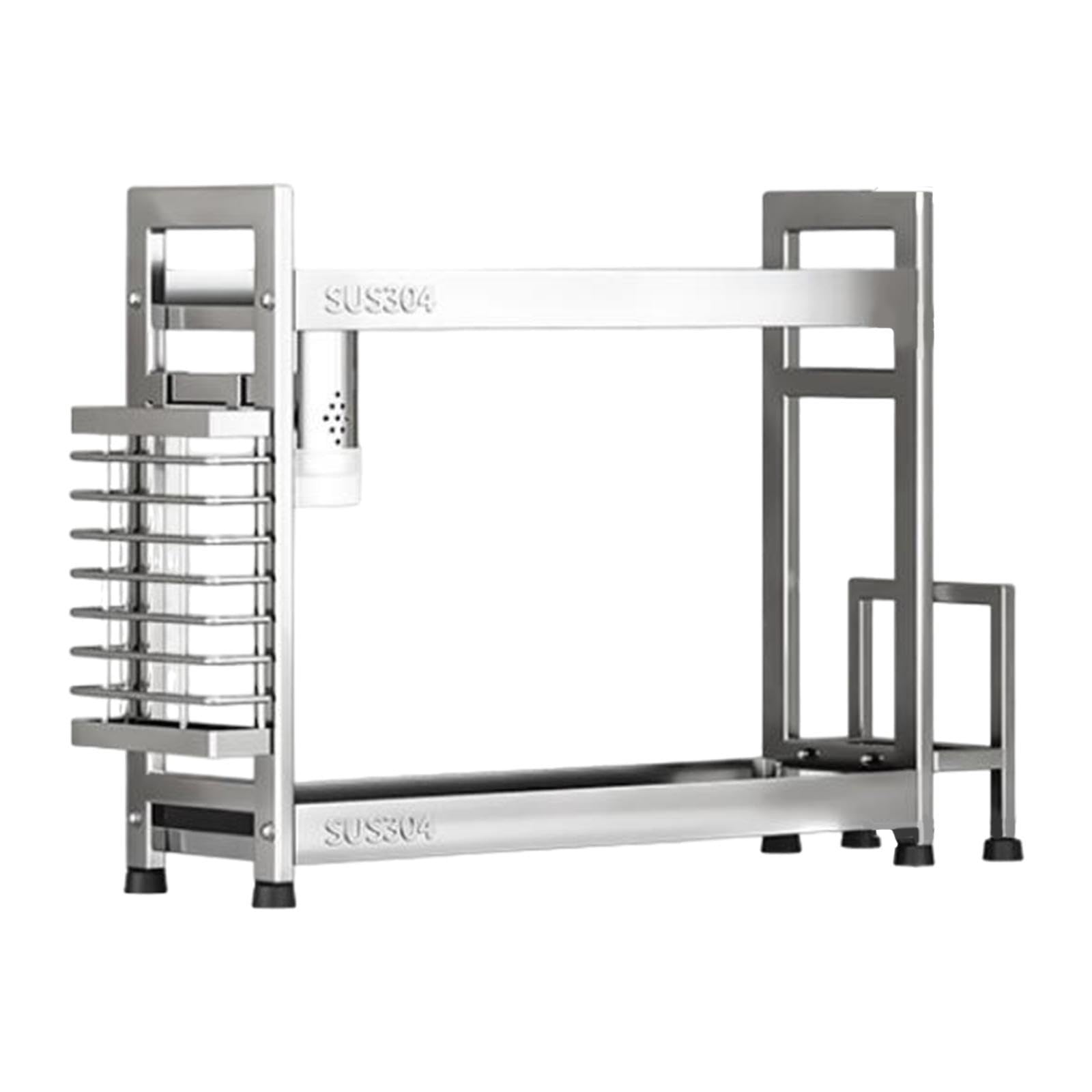 Myaddiction Spice Rack Spice Shelves Standing Seasoning Jars Rack For Restaurant Kitchen Length 30Cm
