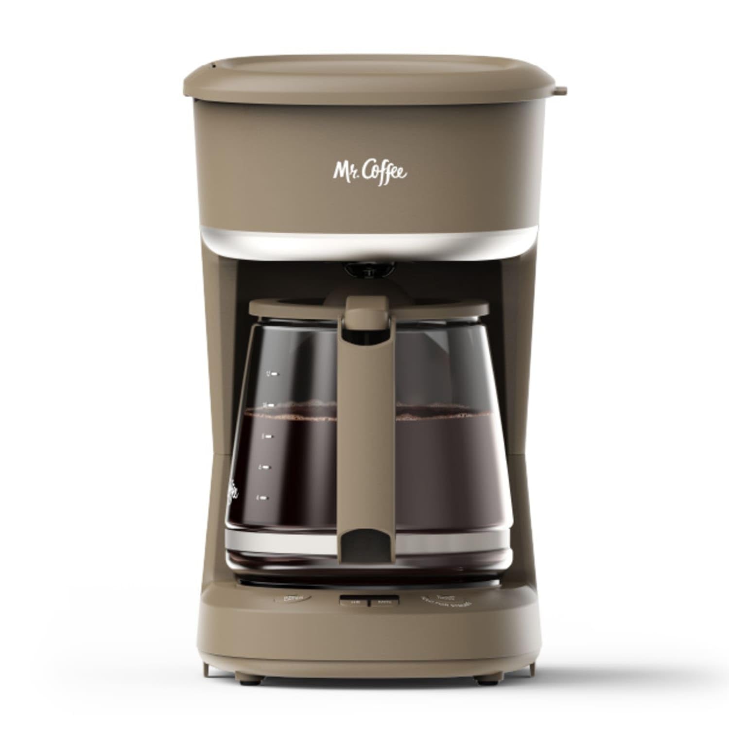 Mr. Coffee 12 Cup Programmable Coffee Maker with Strong Brew Mode, AutoPause, Chai Cream