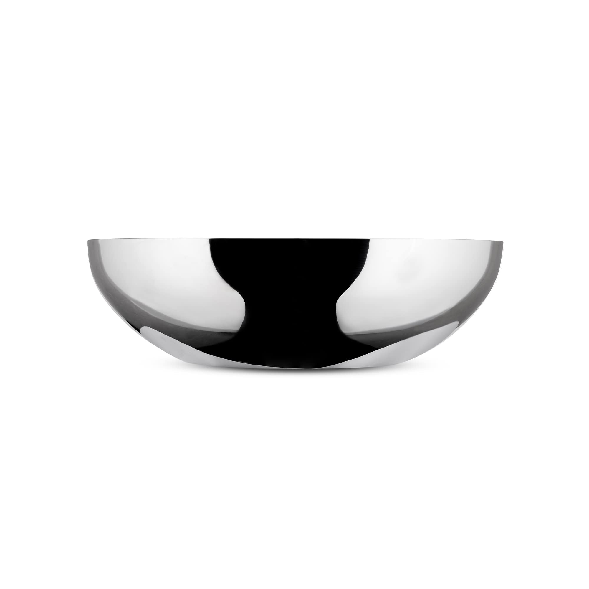 Alessi''Double'' Bowl, Large, Silver