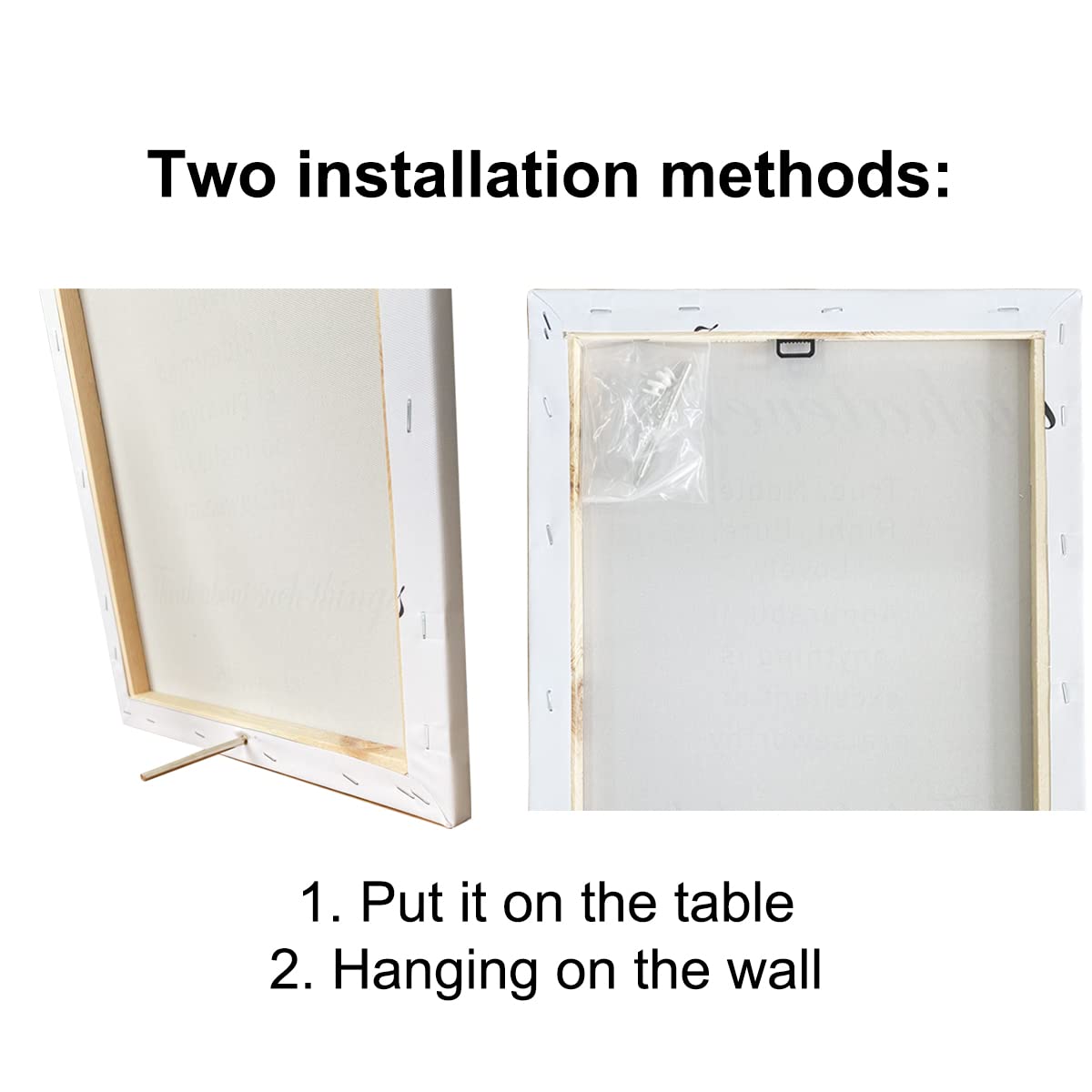 Persistence Definition Print Canvas Wall Art Home Office Decor Modern Minimalist Painting 12X15 Canvas Poster Framed Ready To Ha