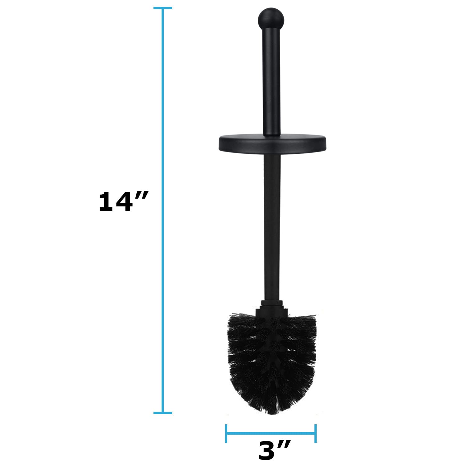 Blue Donuts Toilet Brush And Holder - Cleaning Brush Holder, Toilet Brush With Holder, Toilet Bowl Cleaner Brush And Holder, Sta
