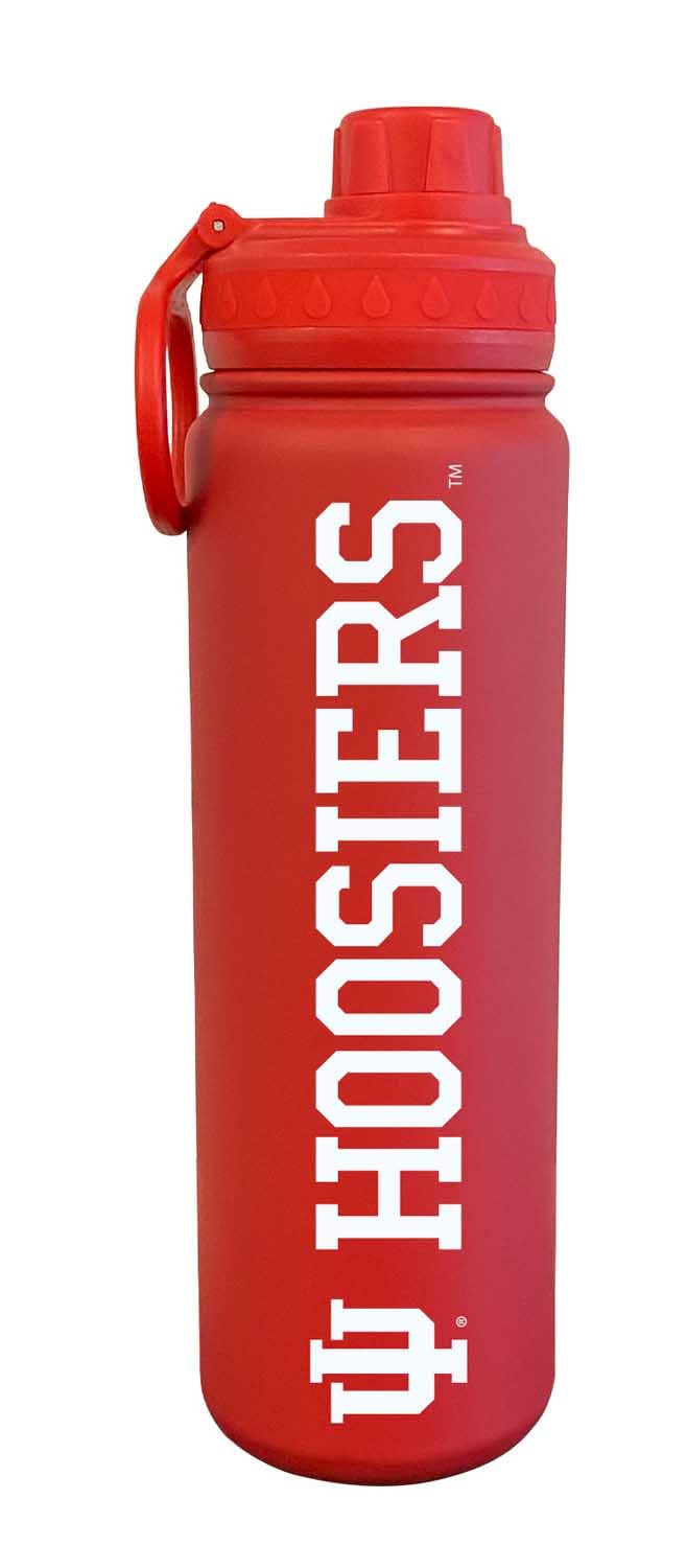 Campus Colors Ncaa Stainless Steel Water Bottle - Twist On Cap - 24 Oz - Carry Clip - Keeps Your Drinks Hot Or Cold For Hours (I