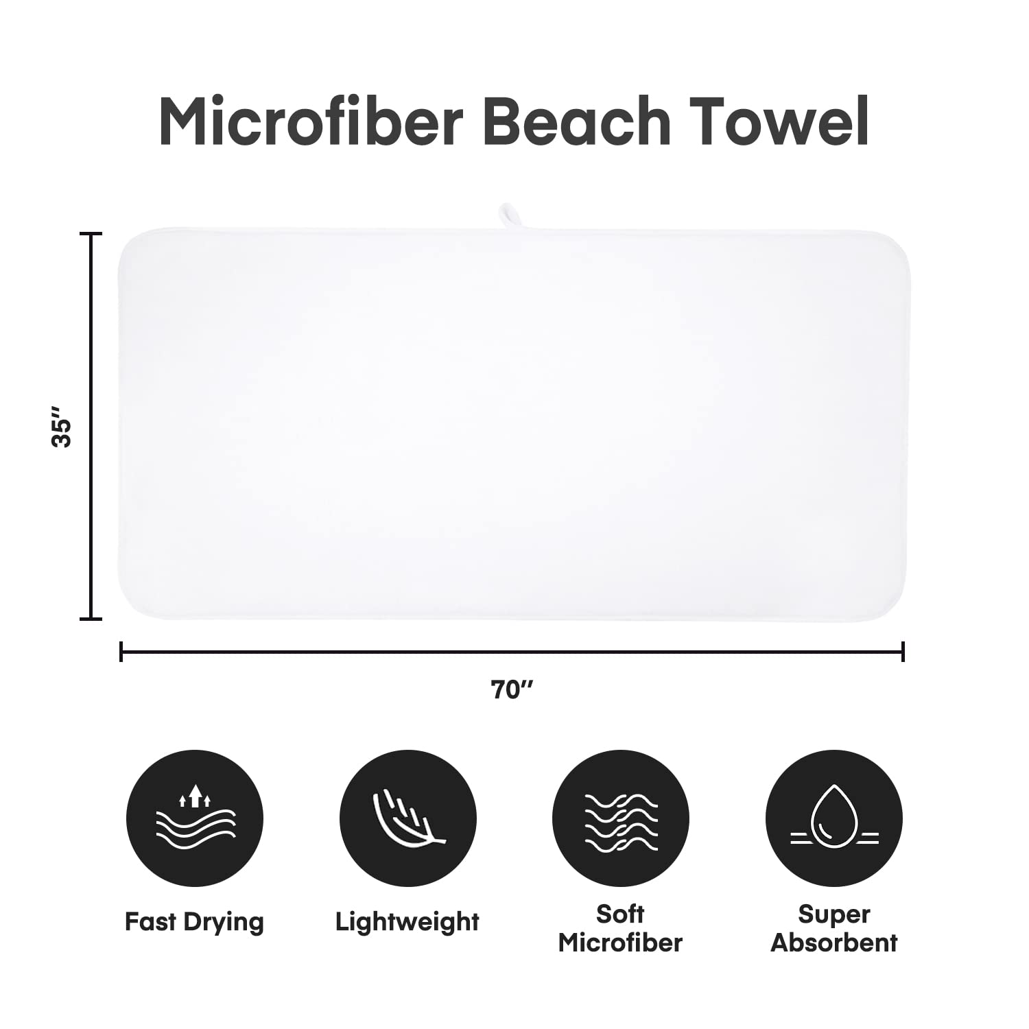 Jml Luxury Hotel & Spa Jumbo Bath Towels (2 Pack, 35''X70'') - 350Gsm High-Density Fleece Sheet Towel Sets - Super Soft And Abso