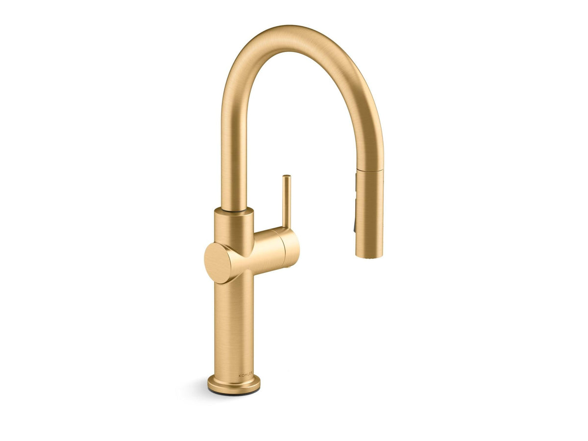 Kohler 22972-2Mb Crue Pull Down Kitchen Faucet, Kitchen Sink Faucet With Pull-Down Sprayer, Pull-Down Kitchen Sink Faucet, Vibra