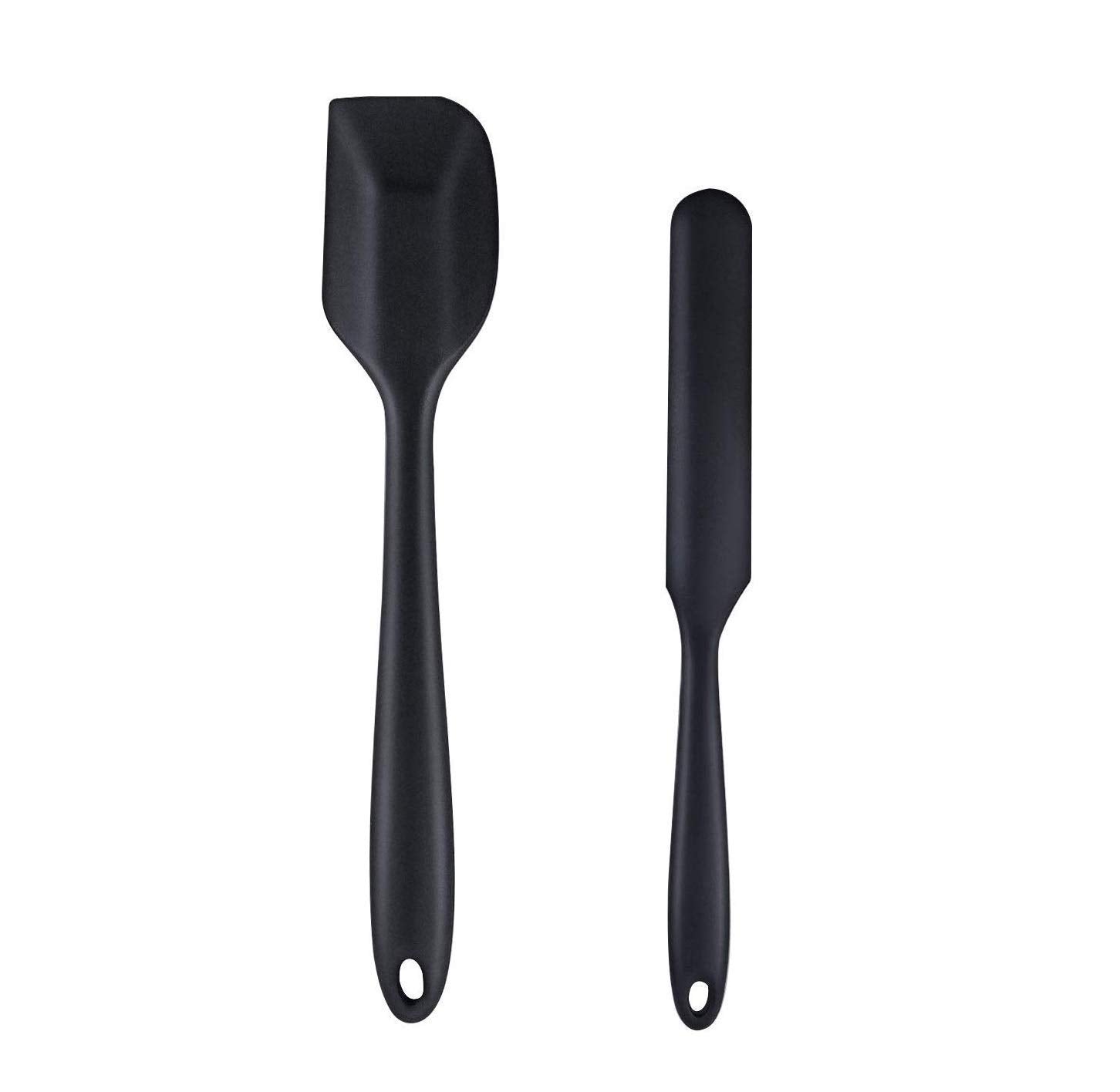 Fs Cool 2 Piece Silicone Spatula,Spatula Silicone Non Stick Cooking Utensils Set,NonScratch Heat Resistant,Stainless Steel Core