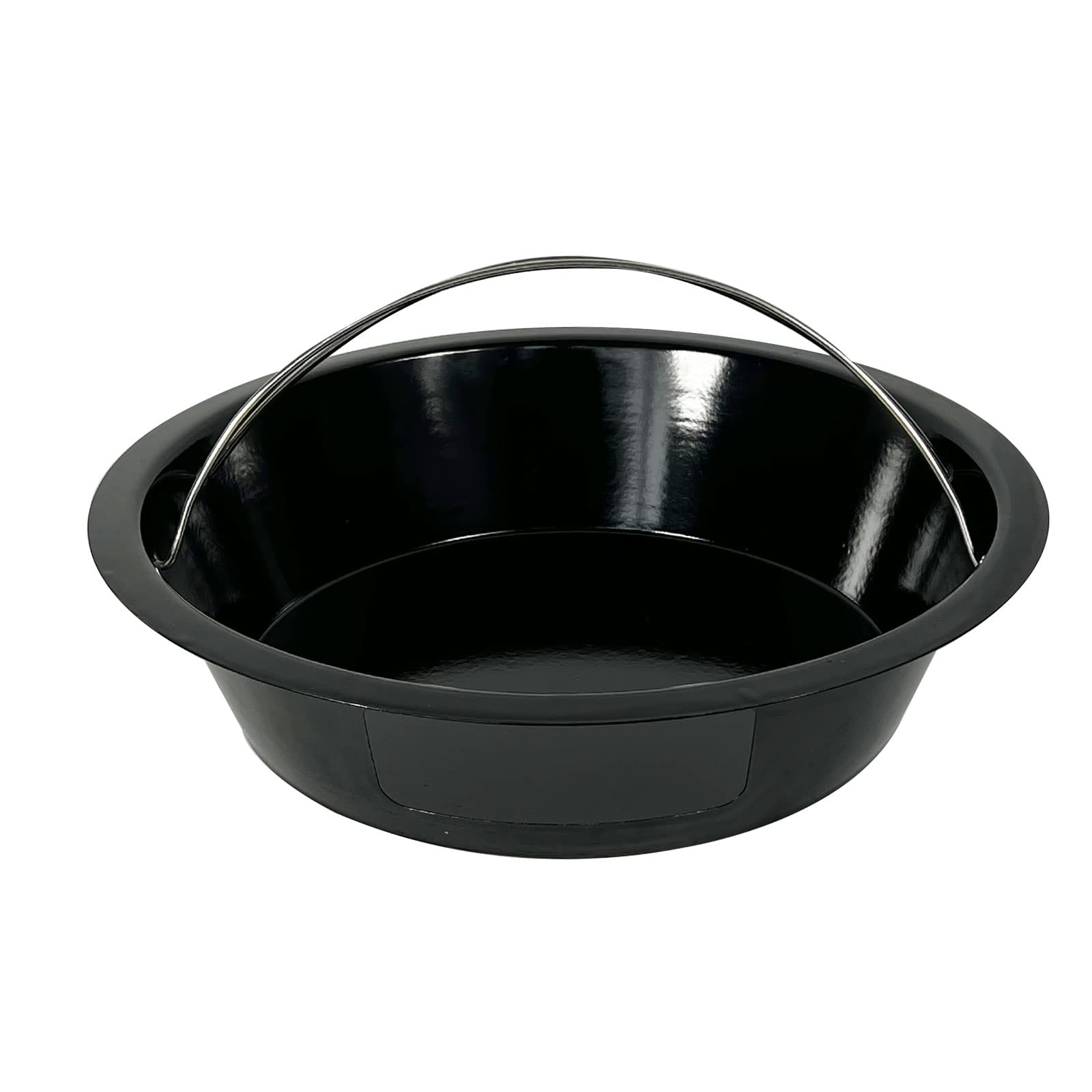 Kamaster Ash Can With Handle For Xlarge Big Green Egg,Charcoal Ash Collector Must Haves Big Green Eggs Accessories Carbon Steel