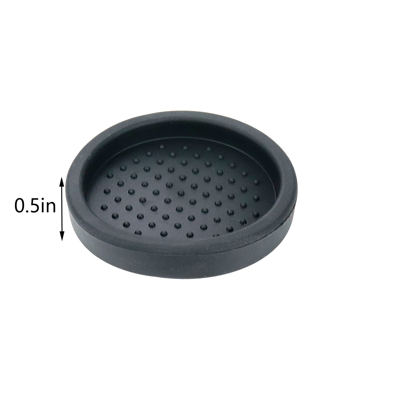 Tighall 6.3Cm/2.5Inch Espresso Silicone Gel Round Tamper Mat, Small Coffee Tamping Pad For Espresso Machine Replacement Accessor