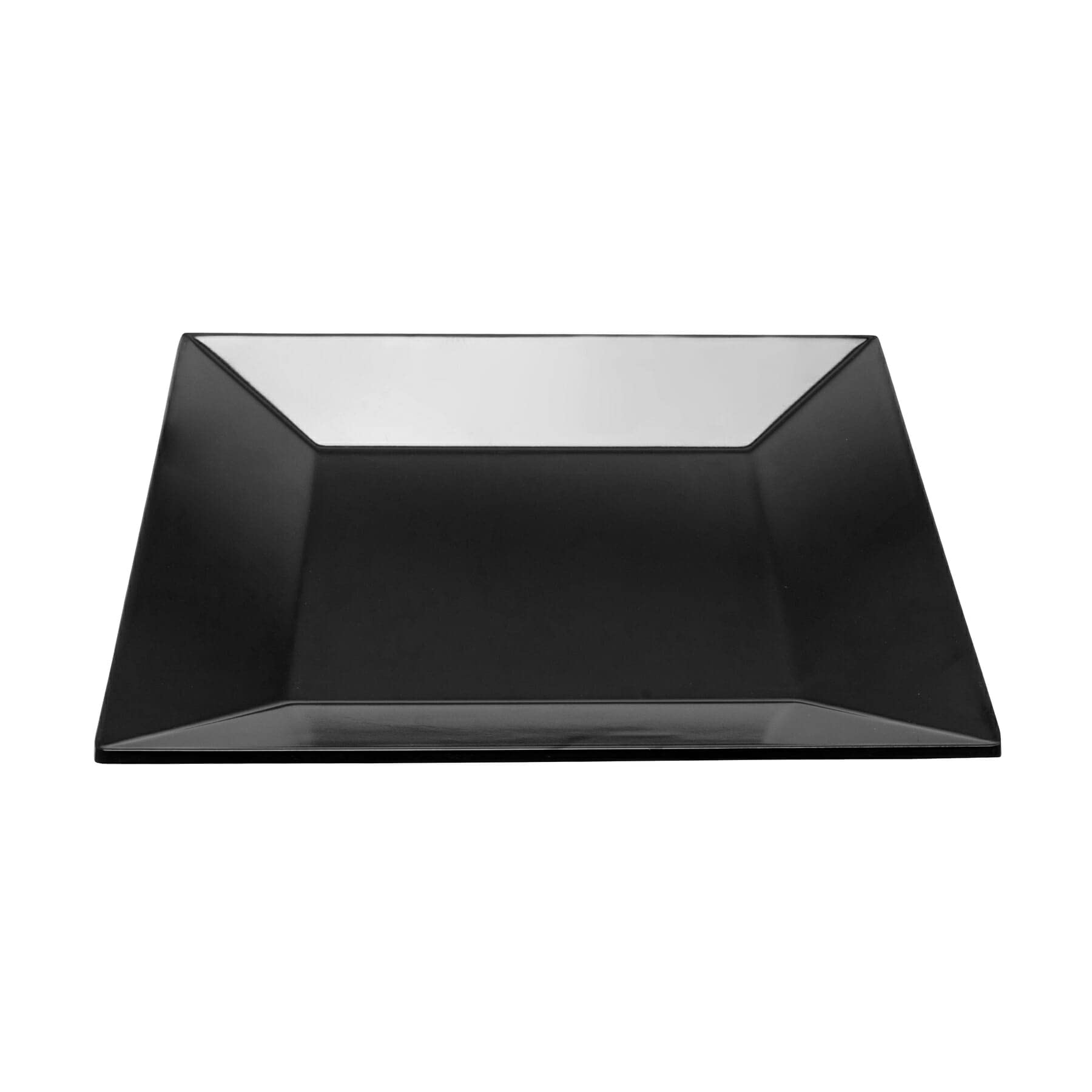 G.E.T. ML-104-BK 10 Square Plate, Melamine, Black