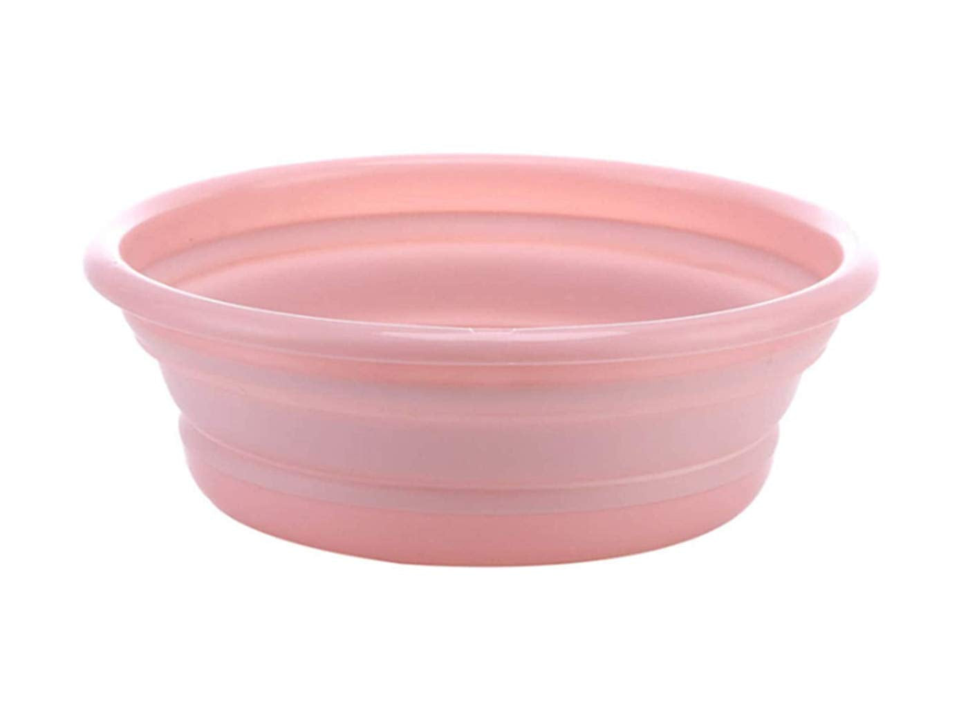 Xjsxzc 10'' Multi-Purpose Collapsible Dish Tub Bowl Bpa-Free Round Lightweight Collapsible Wash Basin (Pink)