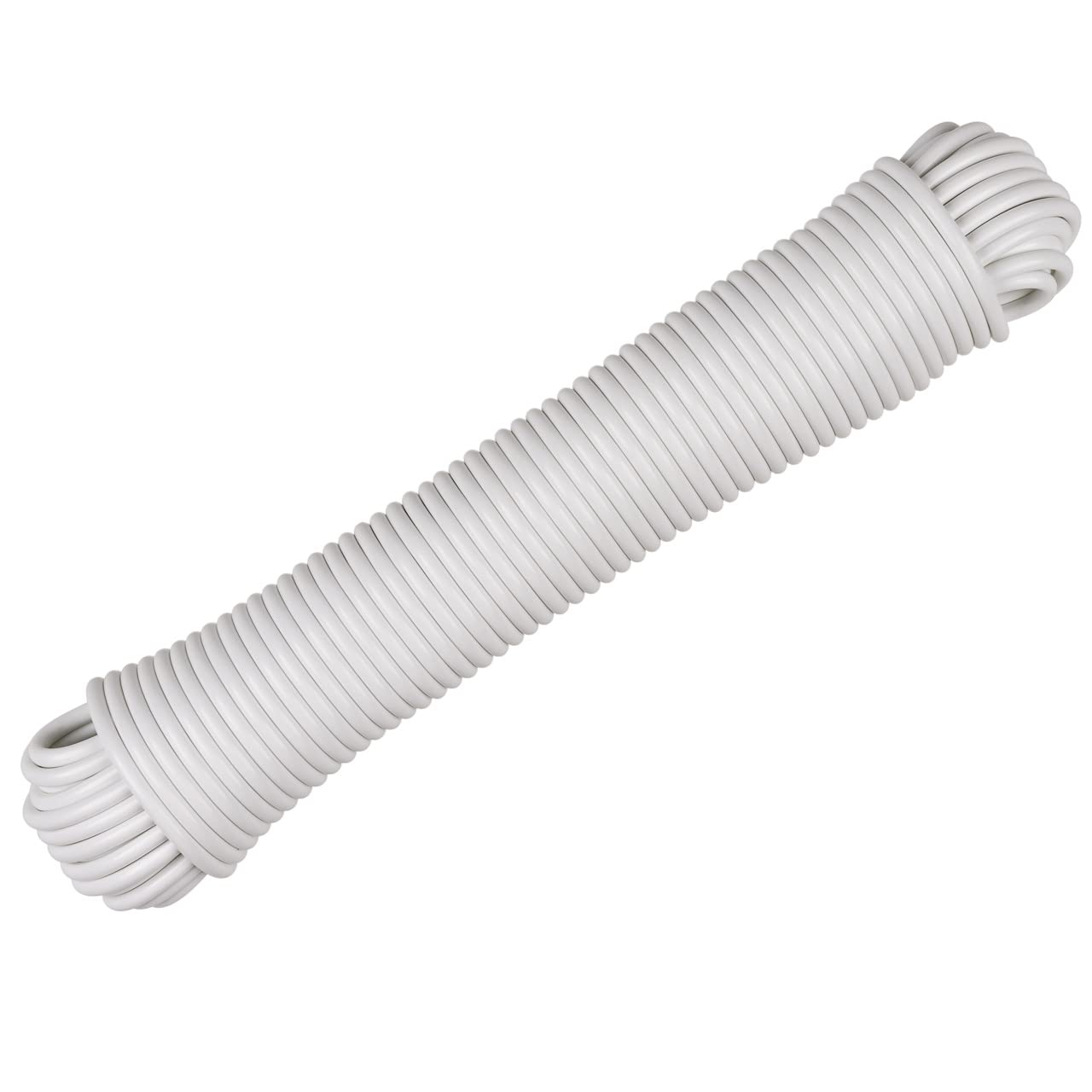 West Coast Paracords Plastic Coated Clothesline - Synthetic Fiber Core - All Purpose Laundry Line Dryer Rope - Strong And Durabl