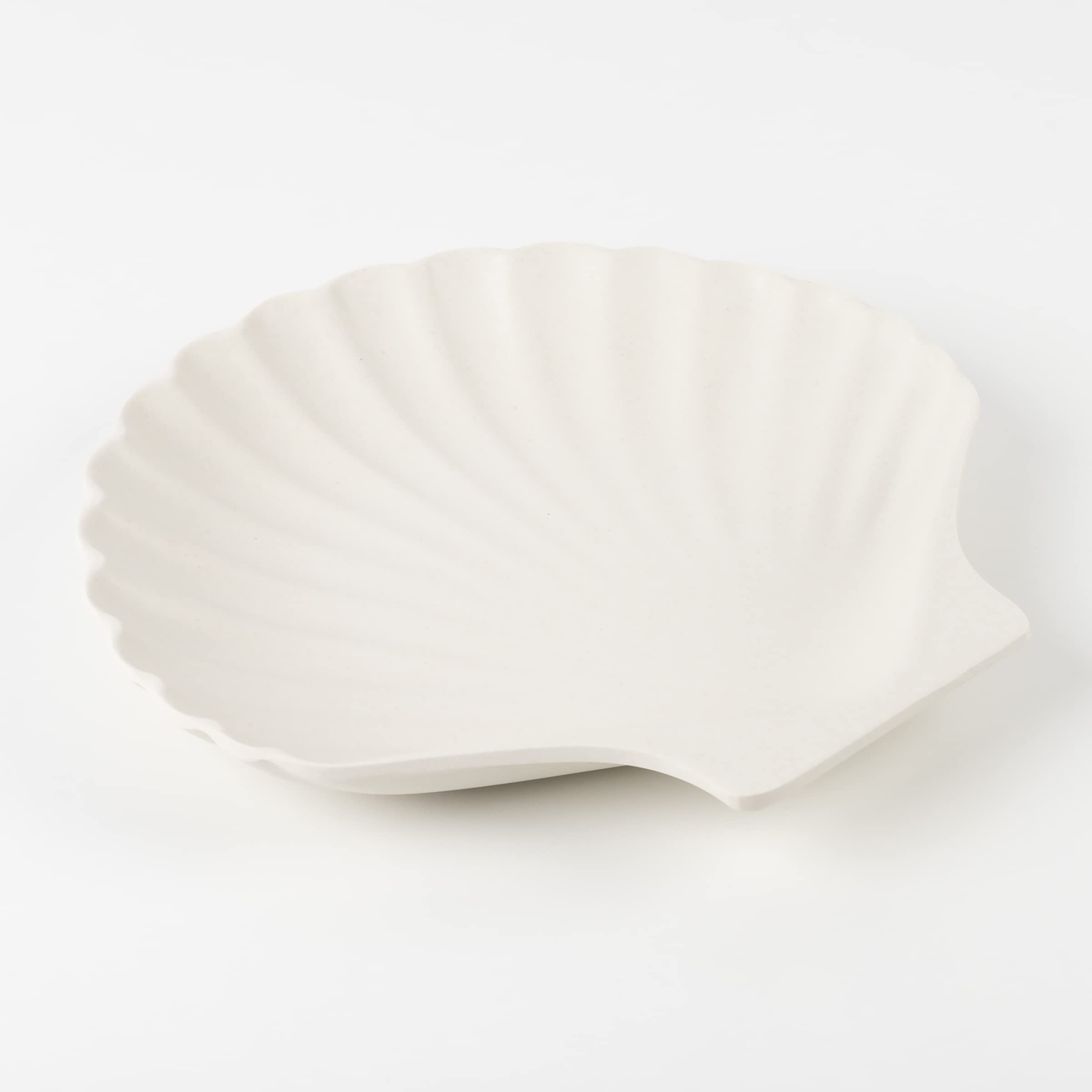 Meri Meri Natural Reusable Bamboo Shell Plates (Pack Of 6)