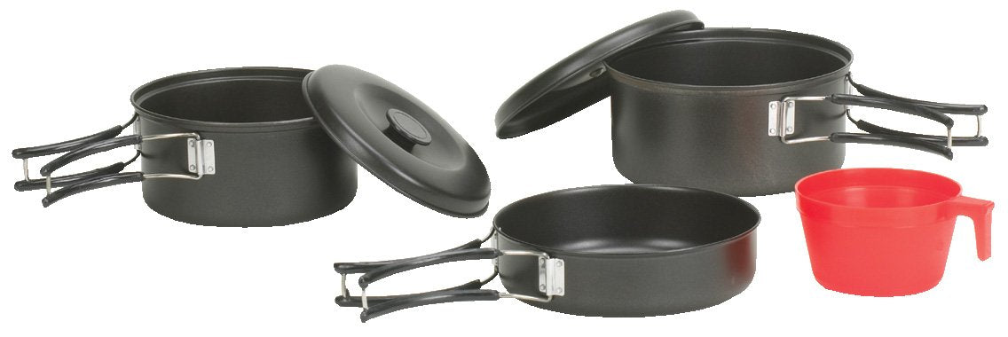 Stansport Black Granite Cook Set - 1 Person (361-20)