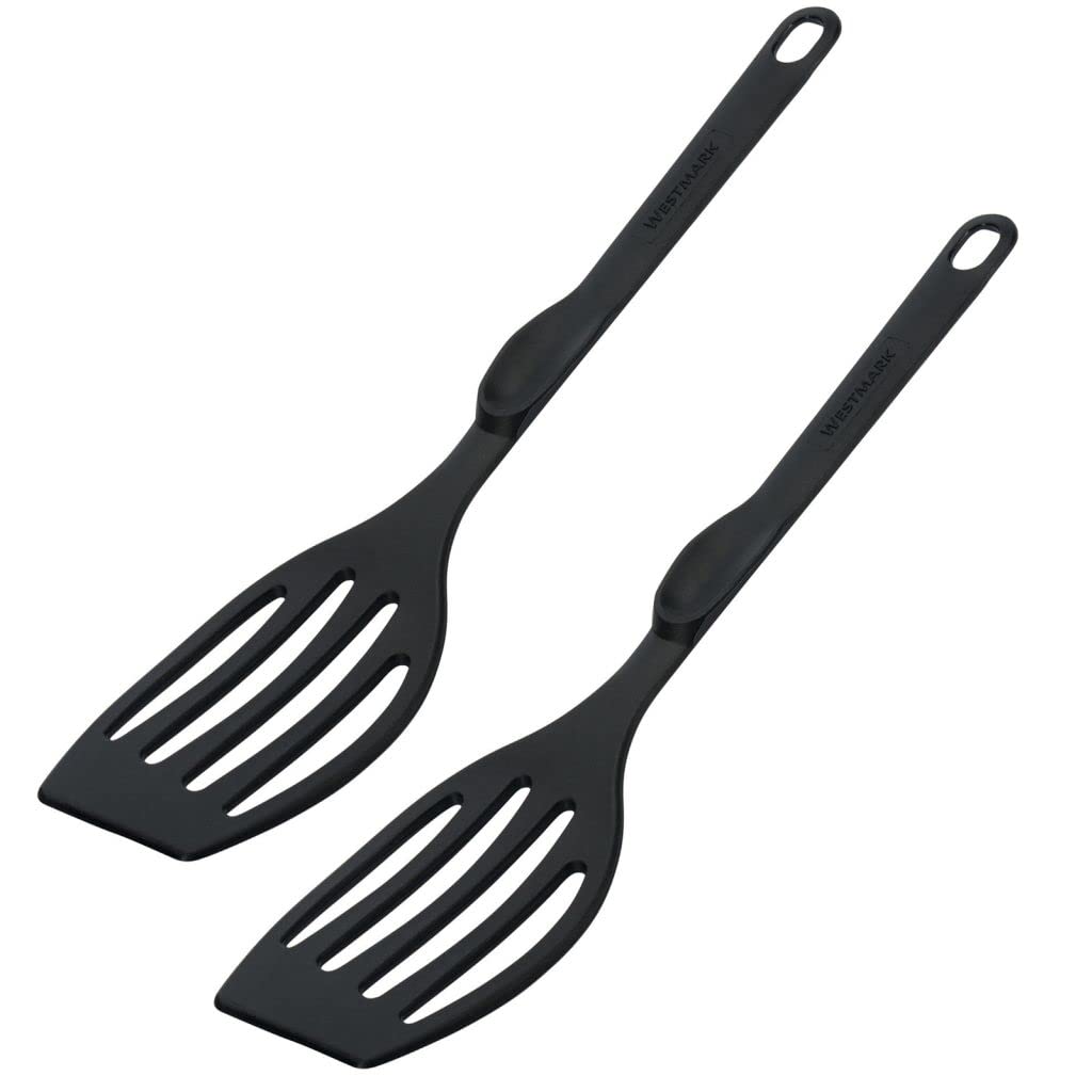 Westmark 203522E5 2 spatulasFlonal Plus, 28 cm, Plastic, Black