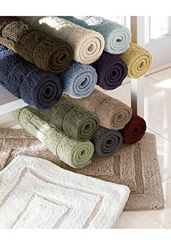 Kassatex Kassa Design Bath Rug  24 x 40 in  Moss