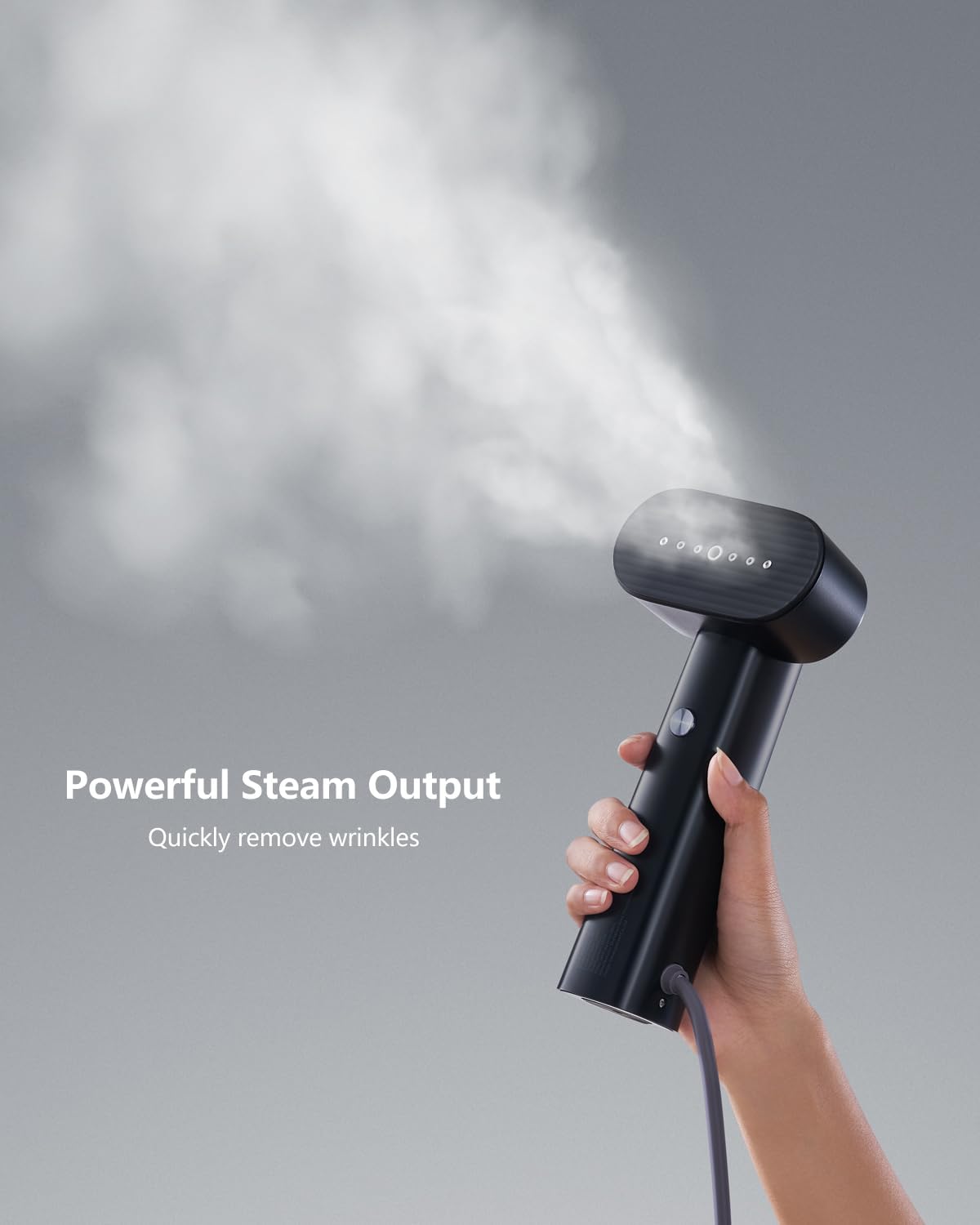 Nexdoo G6 2-in-1 Travel Steamer Iron, 0.7lbs Light, 10 Min Continuous Steam, 900W for Travel & Home