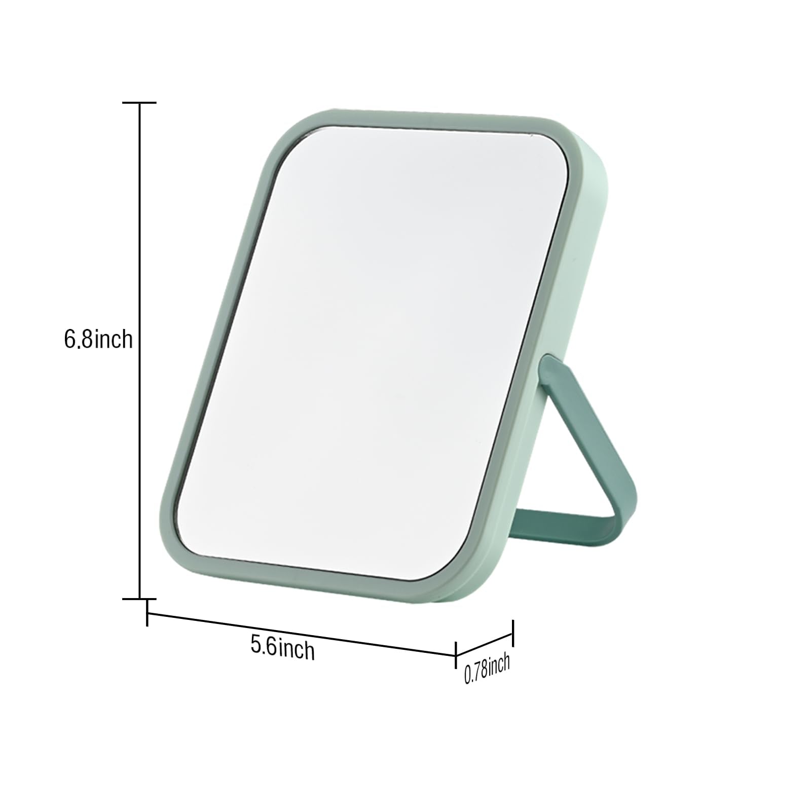 Tooackl Tabletop Vanity Makeup Mirror, Small Hanging Travel Mirror, Portable Folding Mirror With Stand,Magnetic Locker Mirror, F