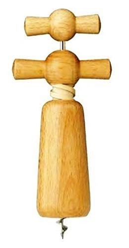 Franmara 3015-Bu Beechwood Reverse Helix Style Double-Handle Bistro Corkscrew Opener