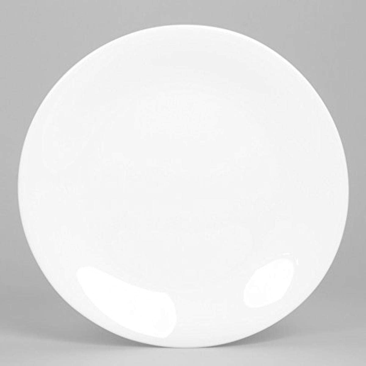 Bormioli Rocco White Moon Dessert Plate, 7 3/4''