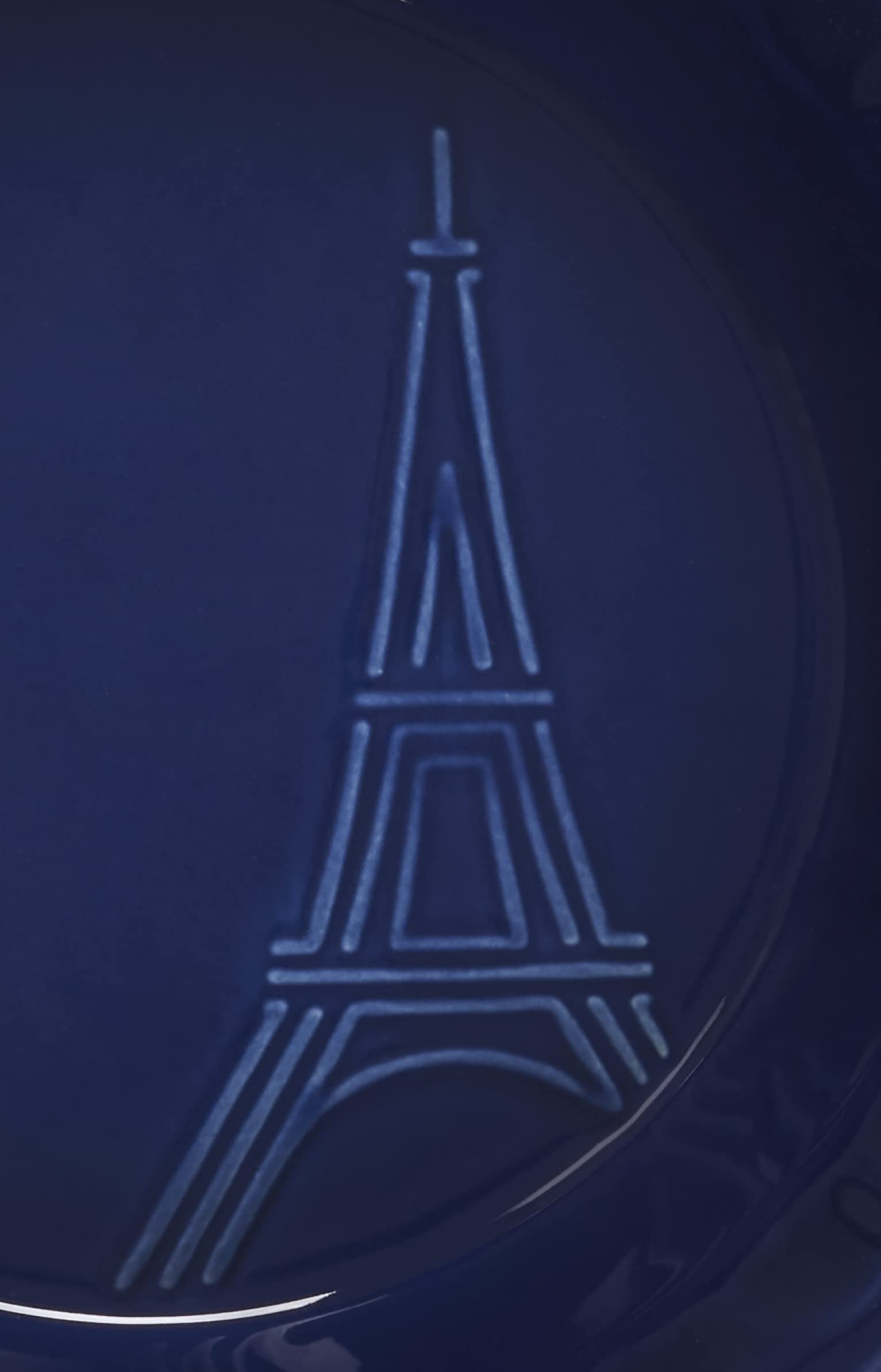 Le Creuset Eiffel Tower Collection Stoneware Pie Dish, 9'', Indigo