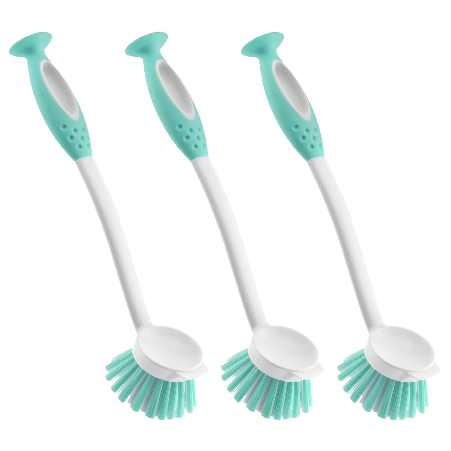Glone Scrub Brush Set For Kitchen And Bathroom, Dishes, Tiles, Corners And Floors Set Of 3