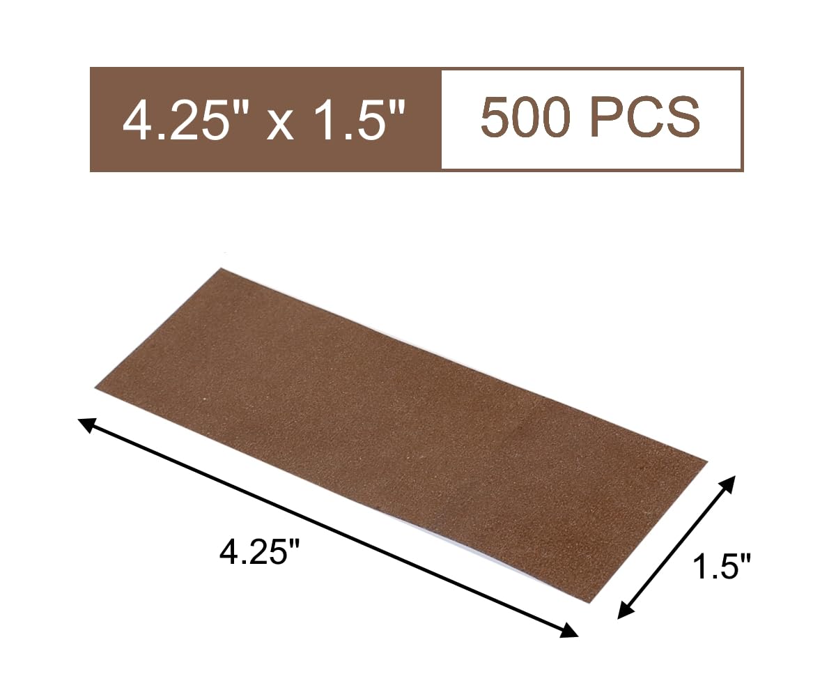 Gmark Paper Napkin Band Box Of 500 (Brown), Paper Napkin Rings Self Adhesive Gm1052A