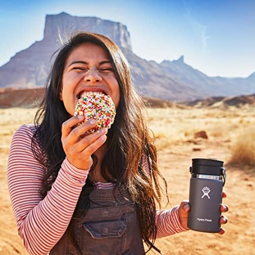 Hydro Flask Wide Mouth With Flex Sip Lid - Insulated Water Bottle Travel Cup Coffee Mug Tumbler 16 Oz