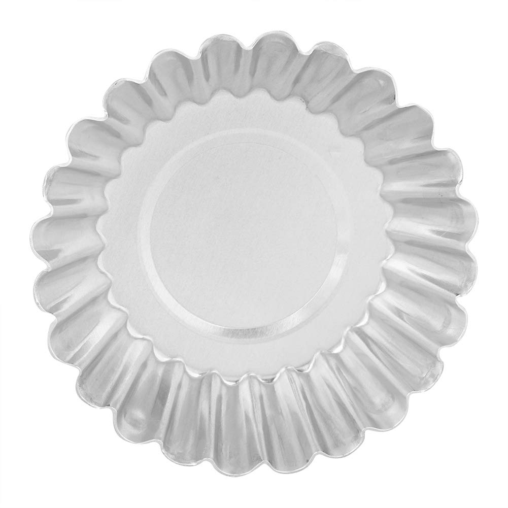 Haofy 10Pcs Aluminum Alloy Egg Tart Baking Tools 70Mm Bakeware Mould Kitchen Pastry Tools