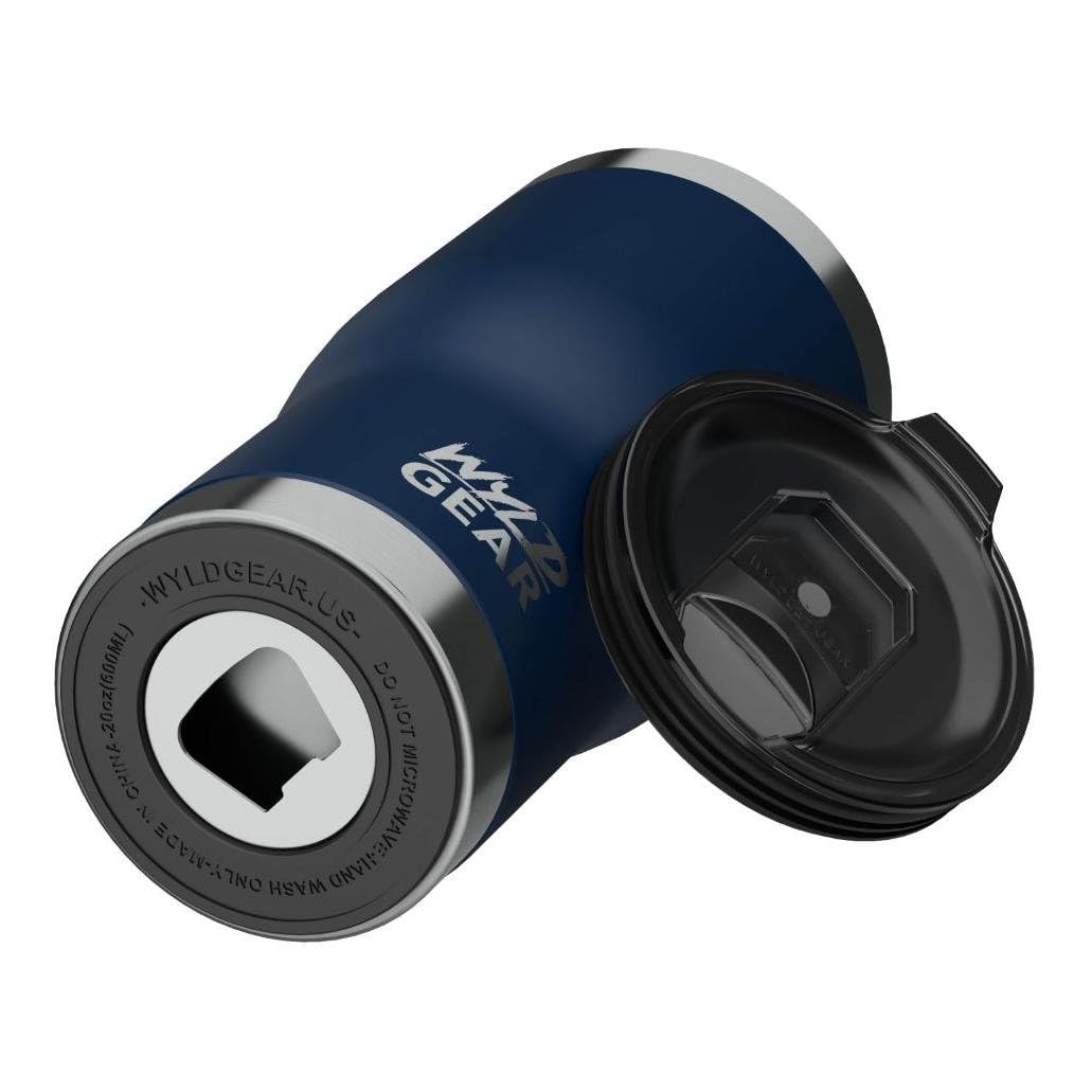 Wyld Gear Tumbler - Stainless Steel, Vacuum Insulated Travel Mug With Lid - 20Oz Navy