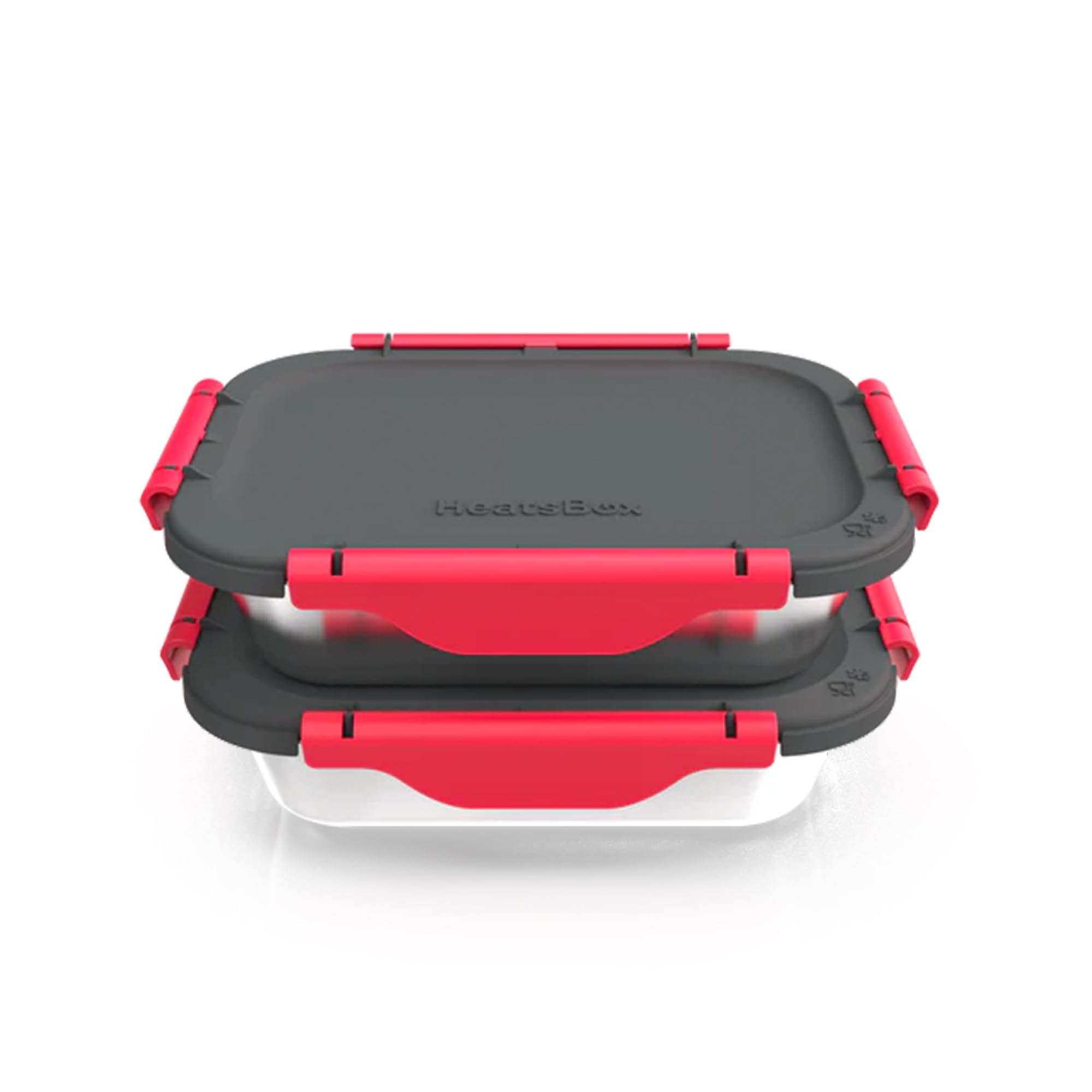 Heatsbox Inner Dish Set Of 2 Reusable Stainless Steel Containers With Lid To Meal Prep Food | Freezer And Oven Safe | Compatible