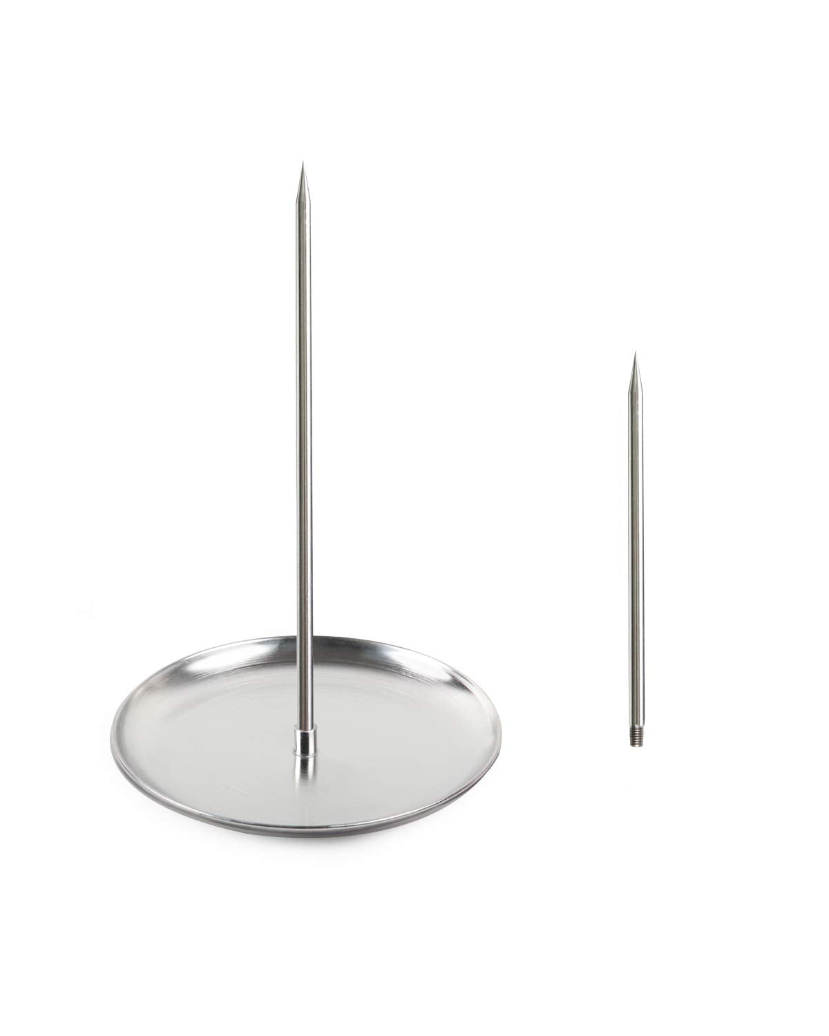 Vertical Skewer Brazilian Barbecue Skewer Stand Stainless Steel Removable Grilling Meat Spit For Roasting Meat Steak Whole Chick