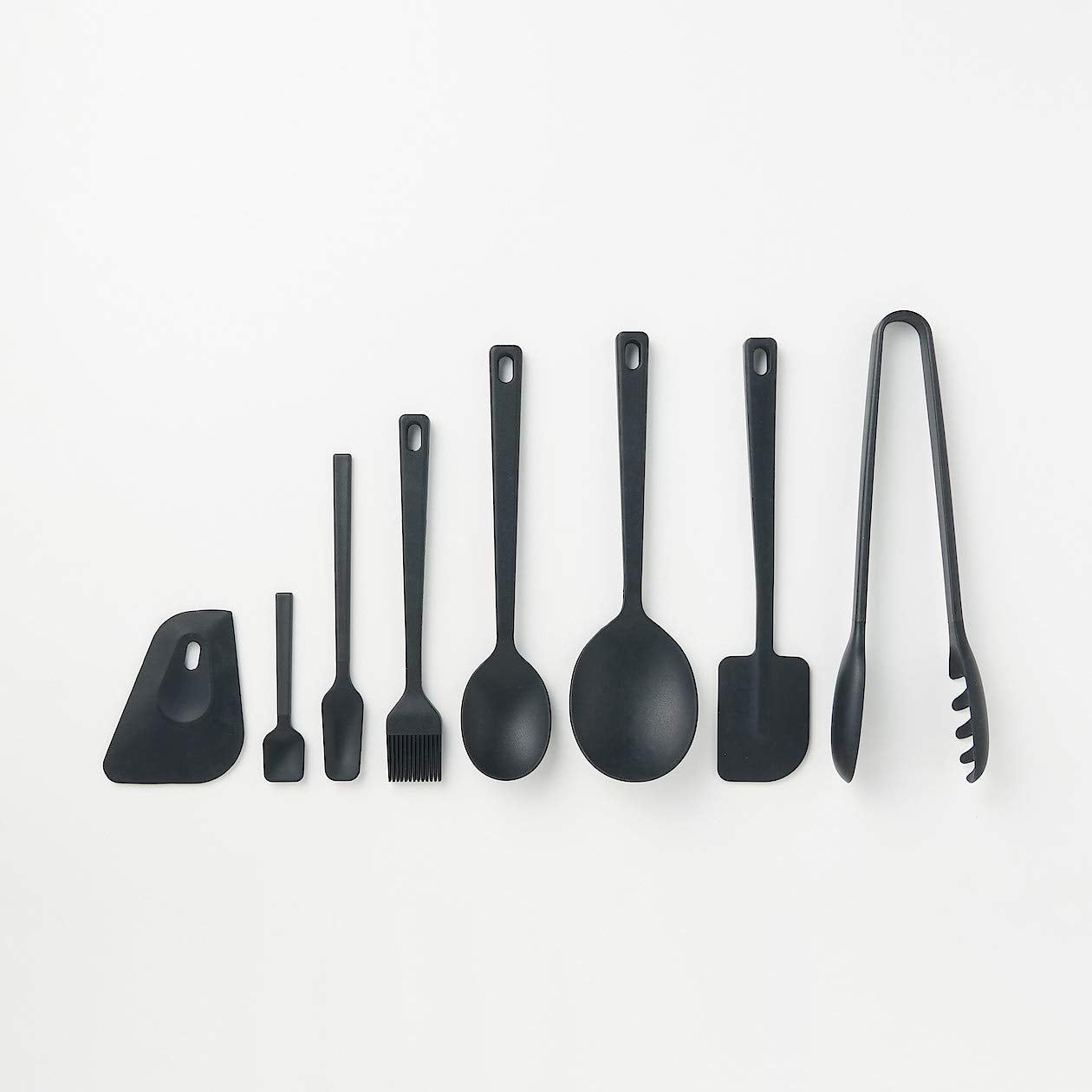 Muji Silicone Cooking Spoon Small 25Cm Black