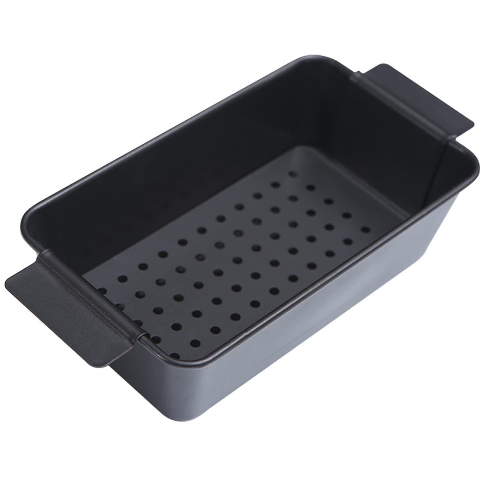 Tosnail 4-Piece Non-Stick Carbon Steel Meatloaf Pan Set - Black, Model T-MeatloafPan