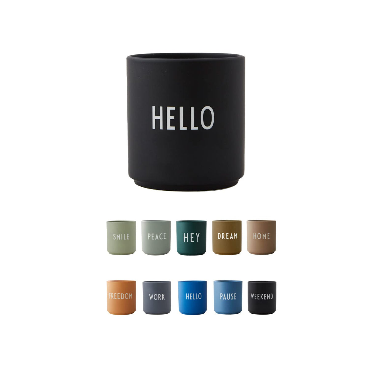 Design Letters Favourite Cup 11 Oz  Coffee Mugs Ceramic  Coffee Cup Design in Denmark  Tea Cup with Engraved Words  Tea Mug for