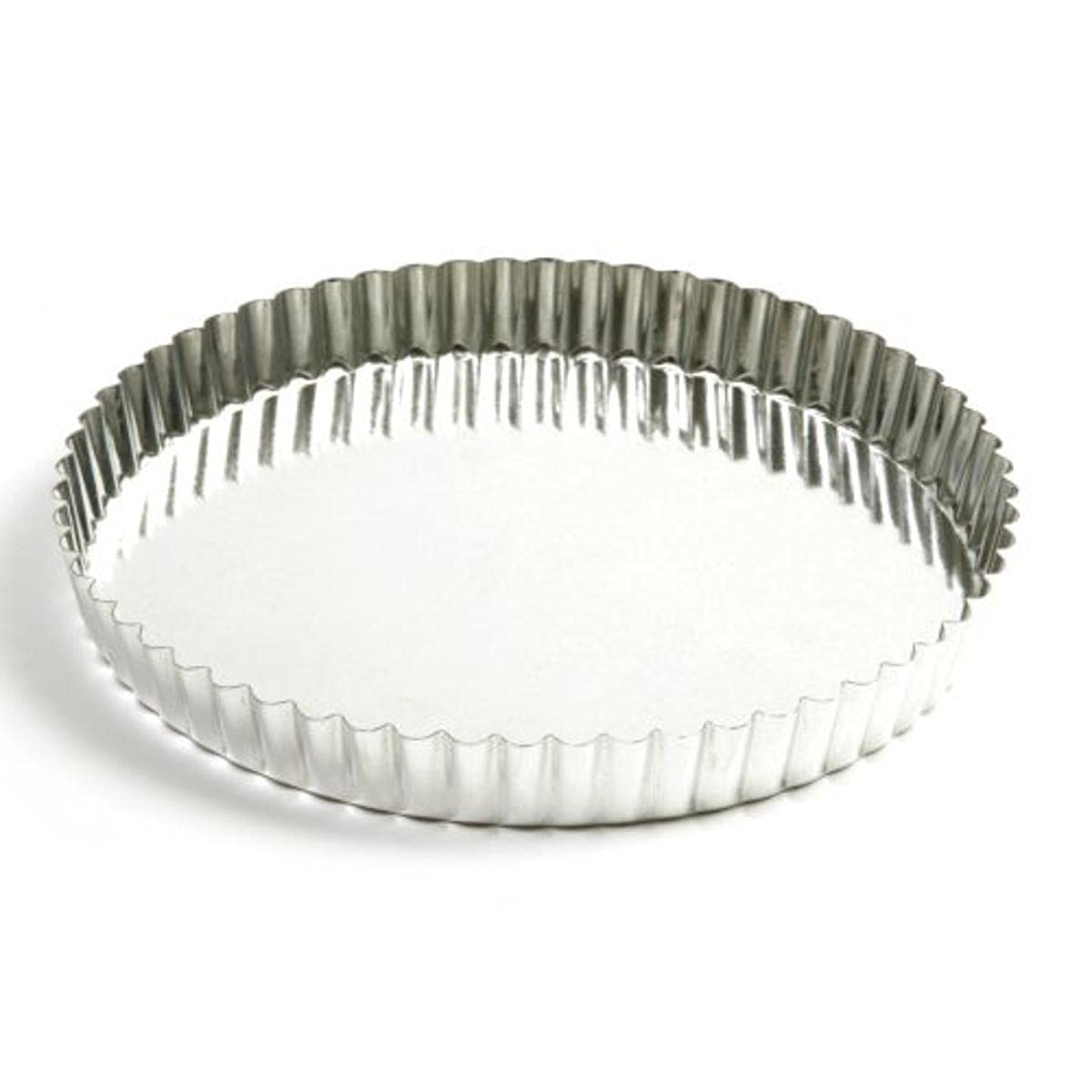 Norpro 9.5 Inch Quiche Tart Pan With Removable Base, Silver