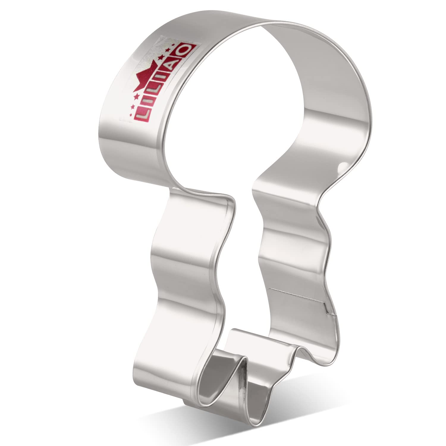 Liliao Jellyfish Cookie Cutter, 2.7'' Wide X 4'' Tall X 1'' Deep, Stainless Steel