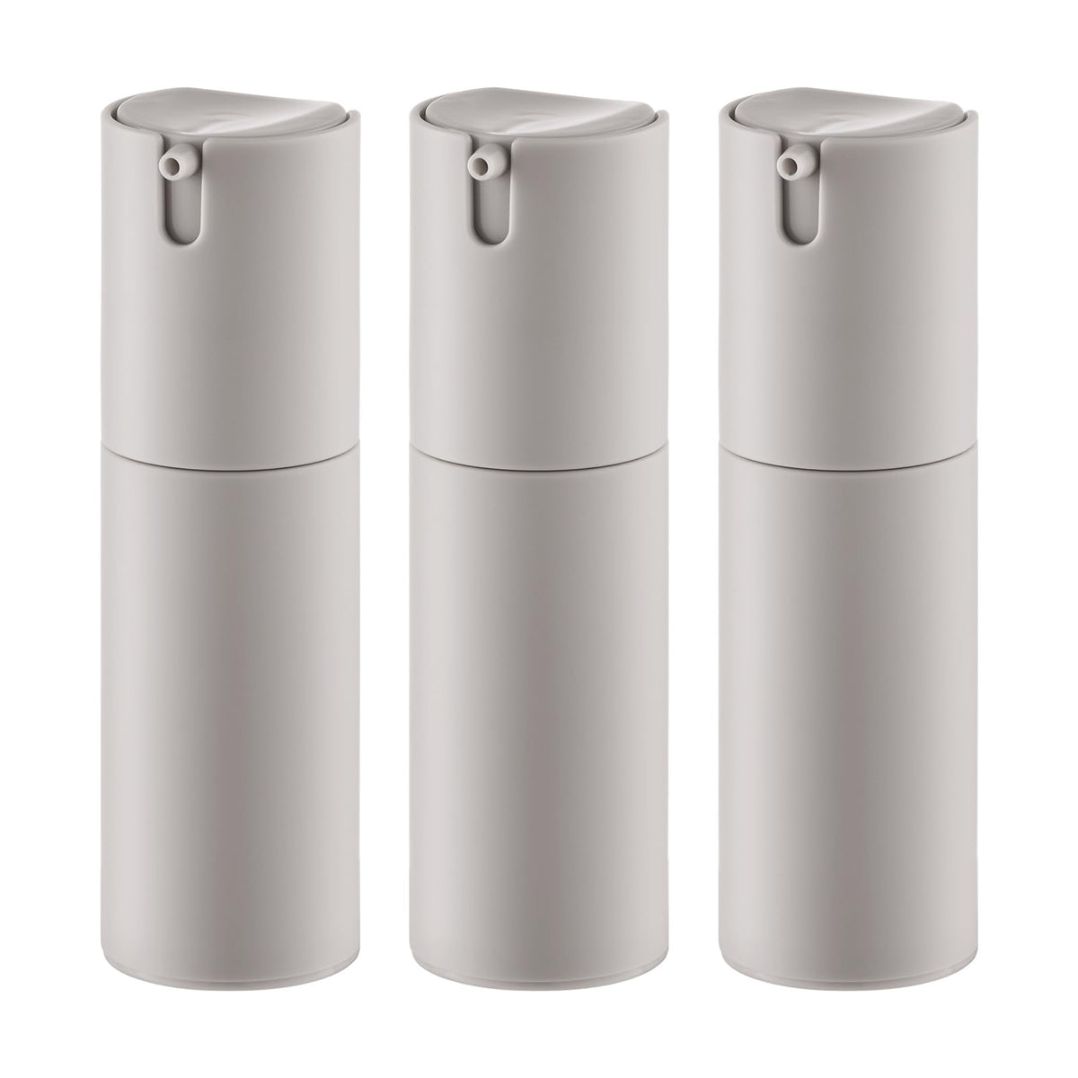 Airless Pump Bottles Travel: Lotion Dispenser For Small Size - Empty Shampoo Containers - Mini Vacuum Jar For Cream - 1 Oz Plast