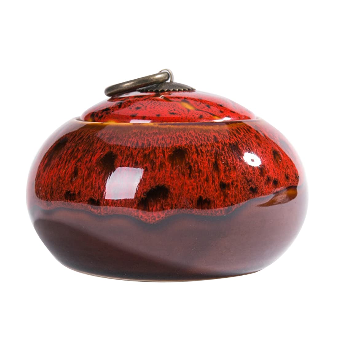 Ceramic Storage Jars, Exquisite Glaze Food Canisters For Kitchen Spice Storage,Tea Caddy Storage,Coffee Jar,Condiment Jar With S