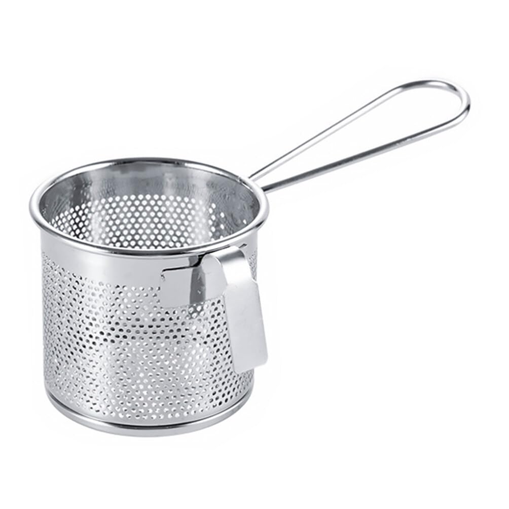 Cabilock Hotpot Strainer HotPot Separation Colander Stainless Steel Mesh Net Spoon Hanging Side Skimmer for Noodles Dumplings S