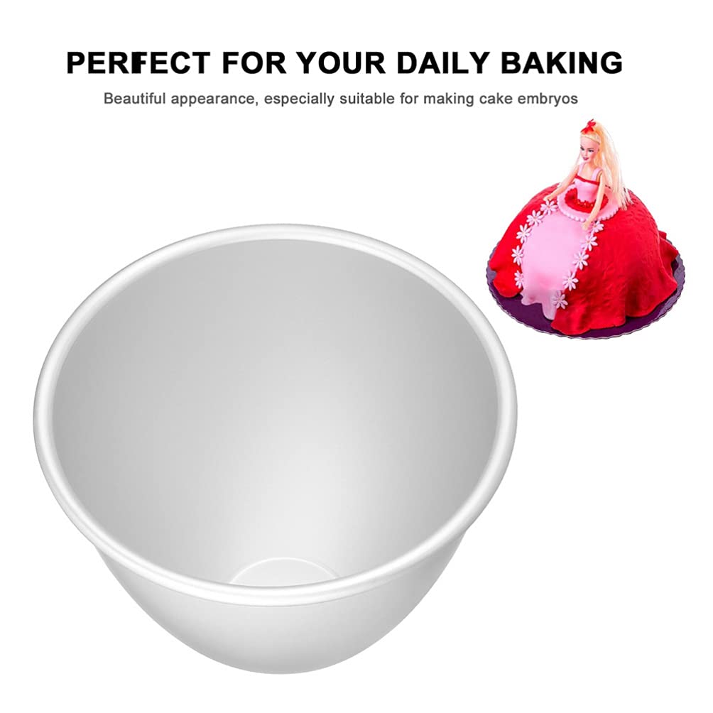 Doitool 2Pcs Aluminium Alloy Doll Cake Pan Mold Princess Doll Cake Mold Baking Non Stick Dessert Mold Shaper Pastry Food Mold Ba